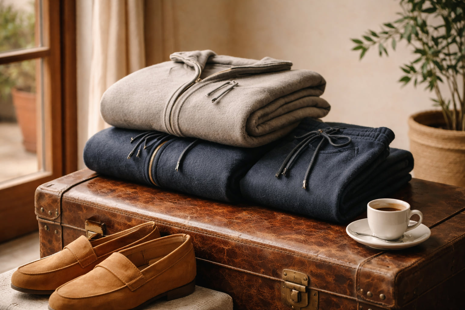 Men's Cashmere and Wool Sets: The Lazy Luxury Outfit