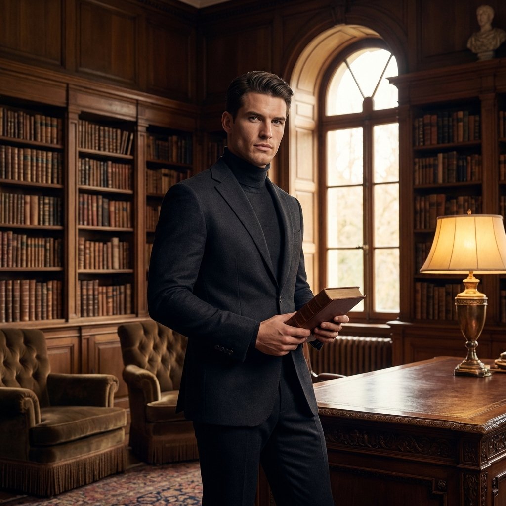 Professional woman in refined quiet luxury workwear embodying timeless elegance and sophistication
