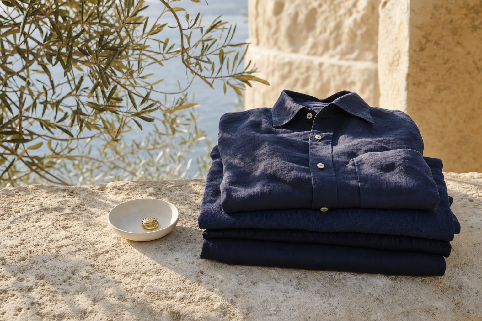 Building an Entire Capsule Wardrobe Around Classic Navy Blue