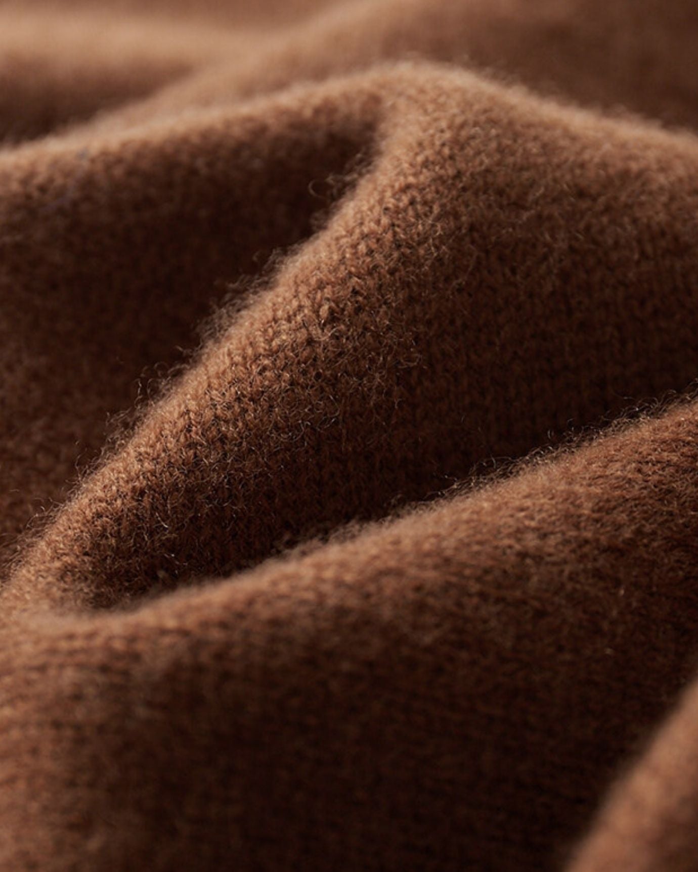 Cashmere & Wool Polo Long Sleeve Zipper