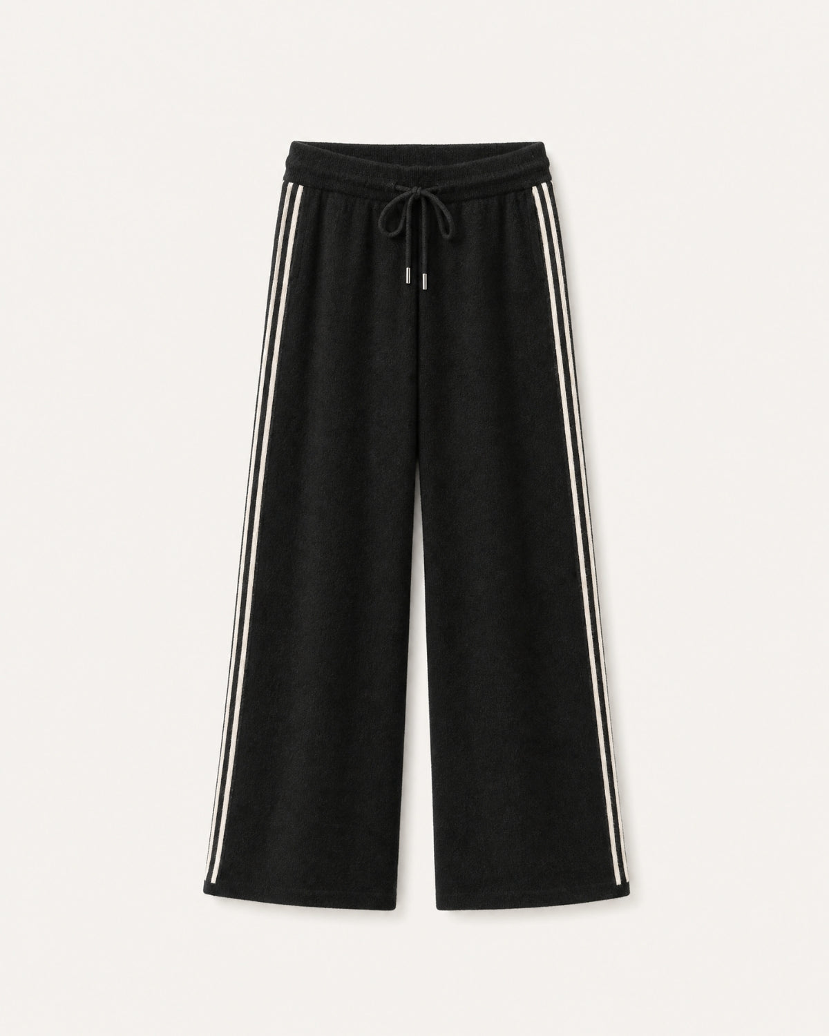 Boston Cashmere Wool Jacquard Straight Pants
