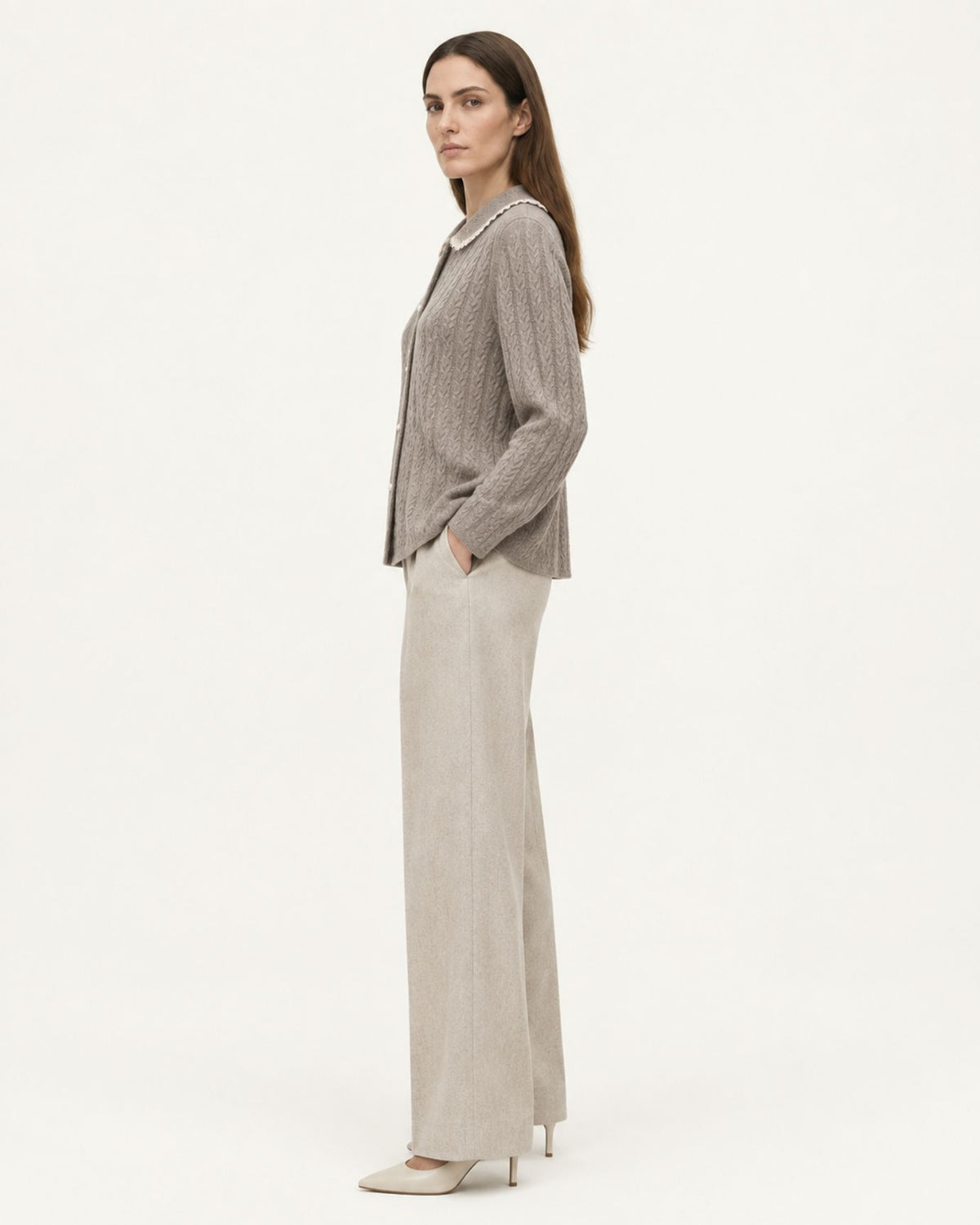 Limited Edition Cashmere Cable Knit Cardigan
