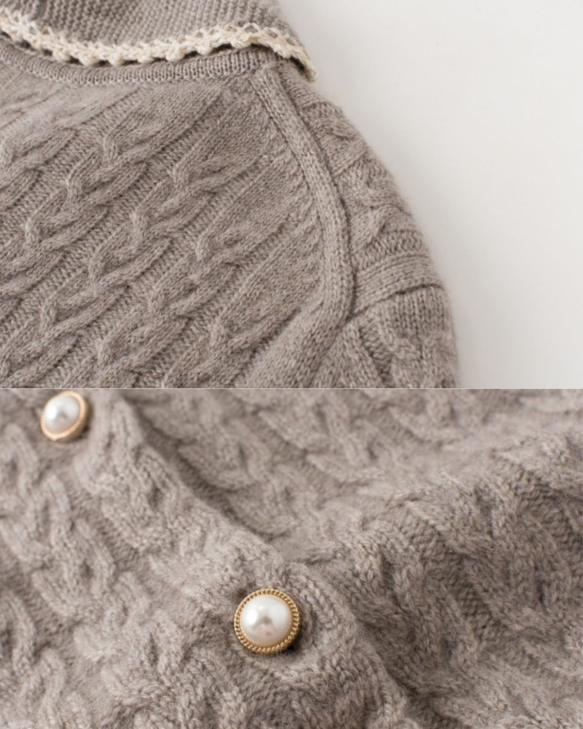 Limited Edition Cashmere Cable Knit Cardigan
