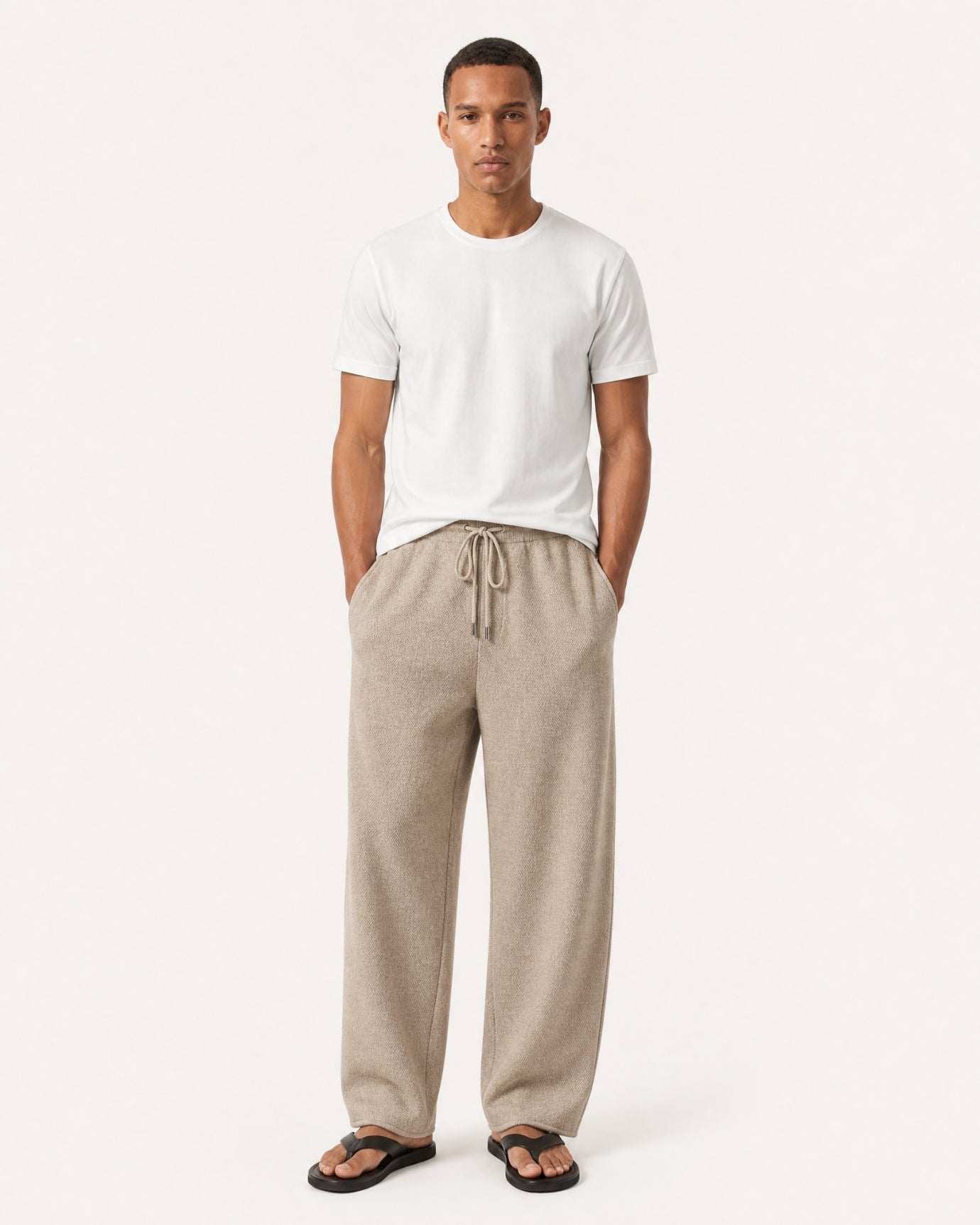 Four-Way Stretch Cashmere Travel Pants