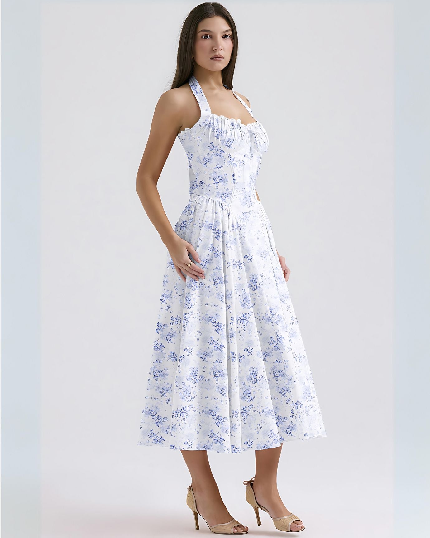 Halter Santorini Dress
