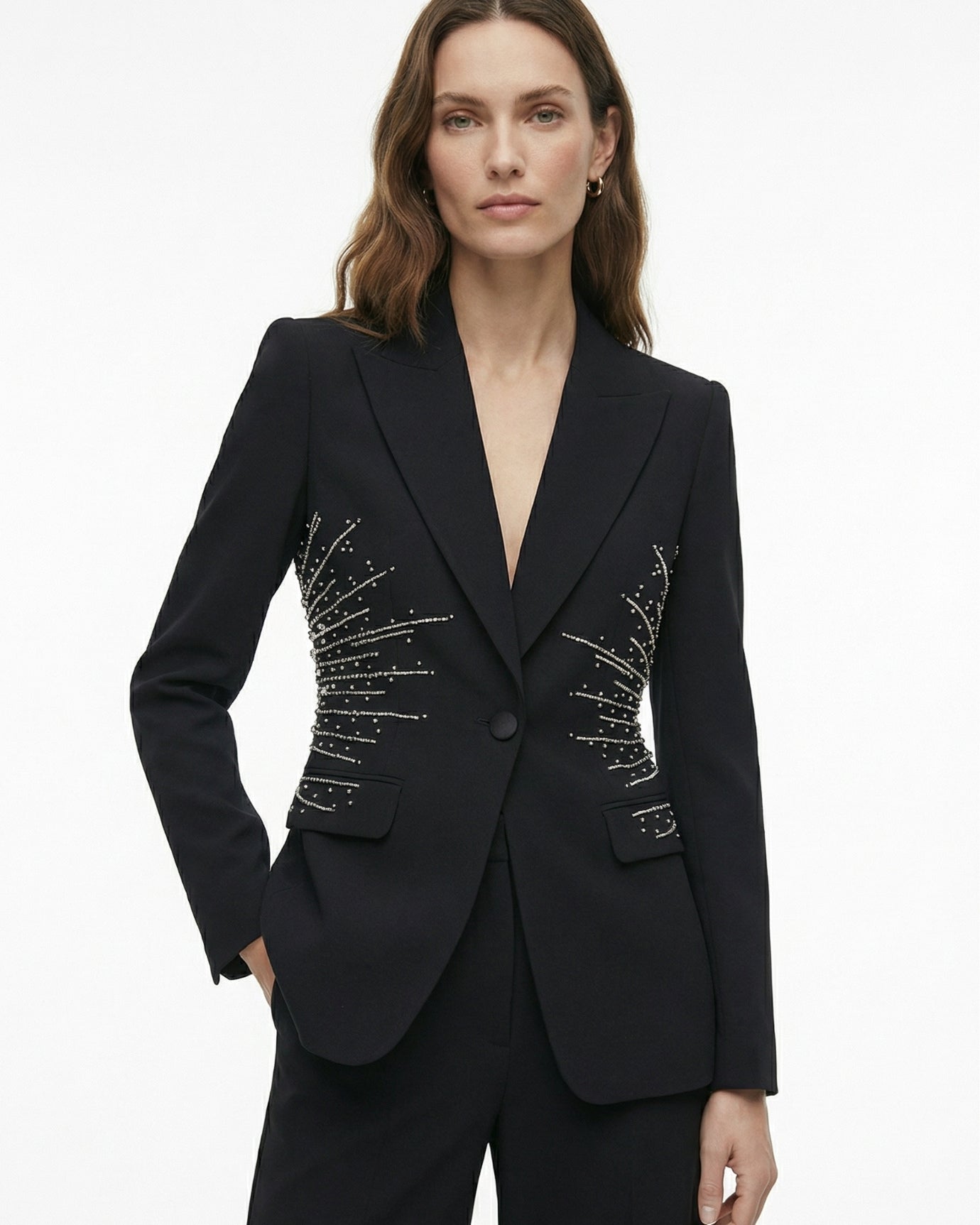 Martyna Elegant Suit Two-Piece Set | Blazer & Pants Outfit