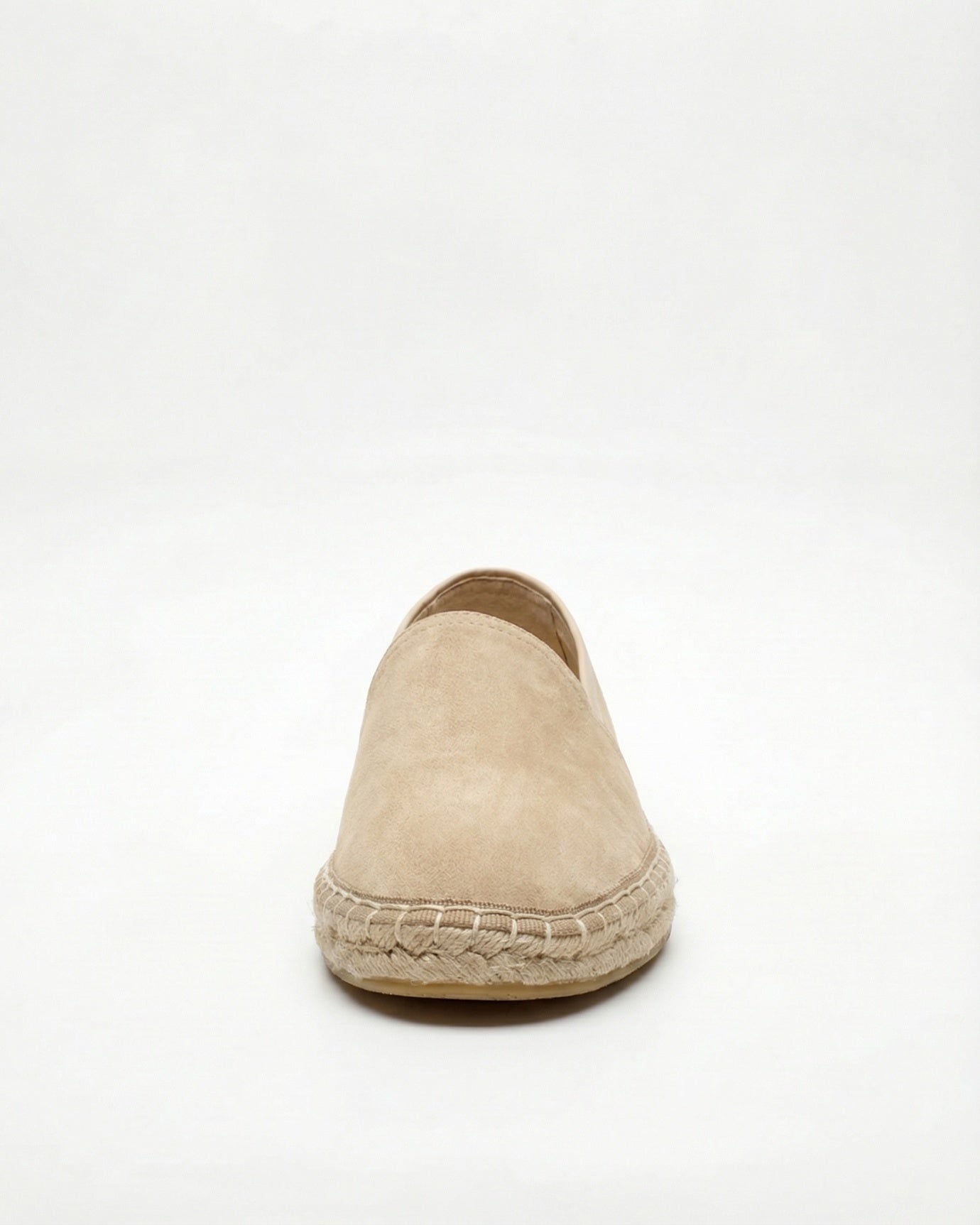 Mykonos Rice White Slip-On Suede Loafers Genuine Leather Casual Flats