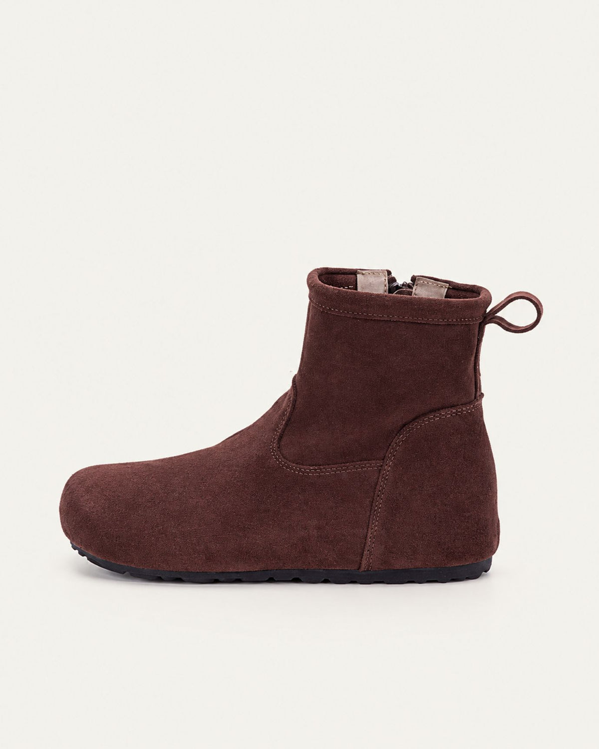 Retro Suede Hidden Wedge Boots