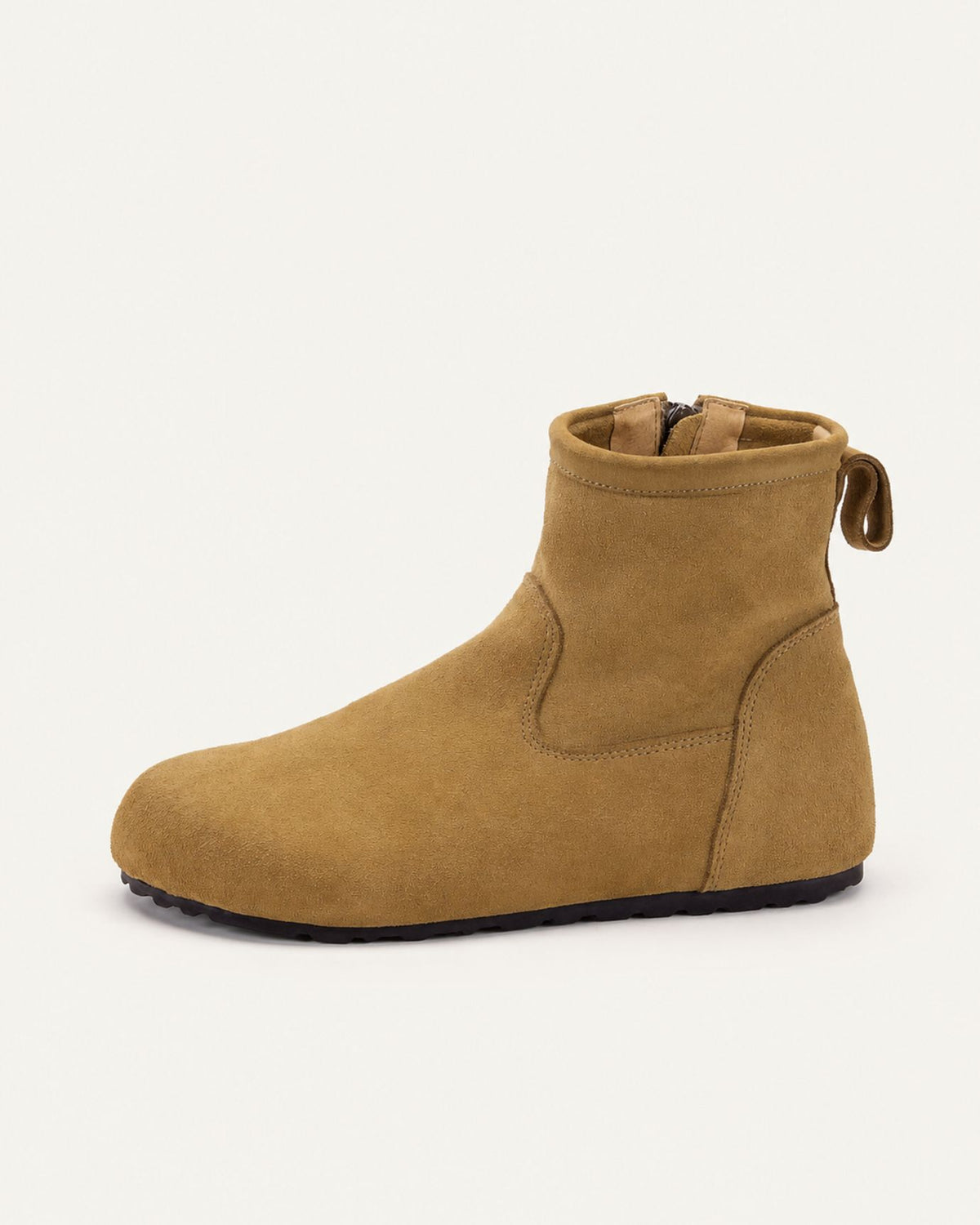 Retro Suede Hidden Wedge Boots