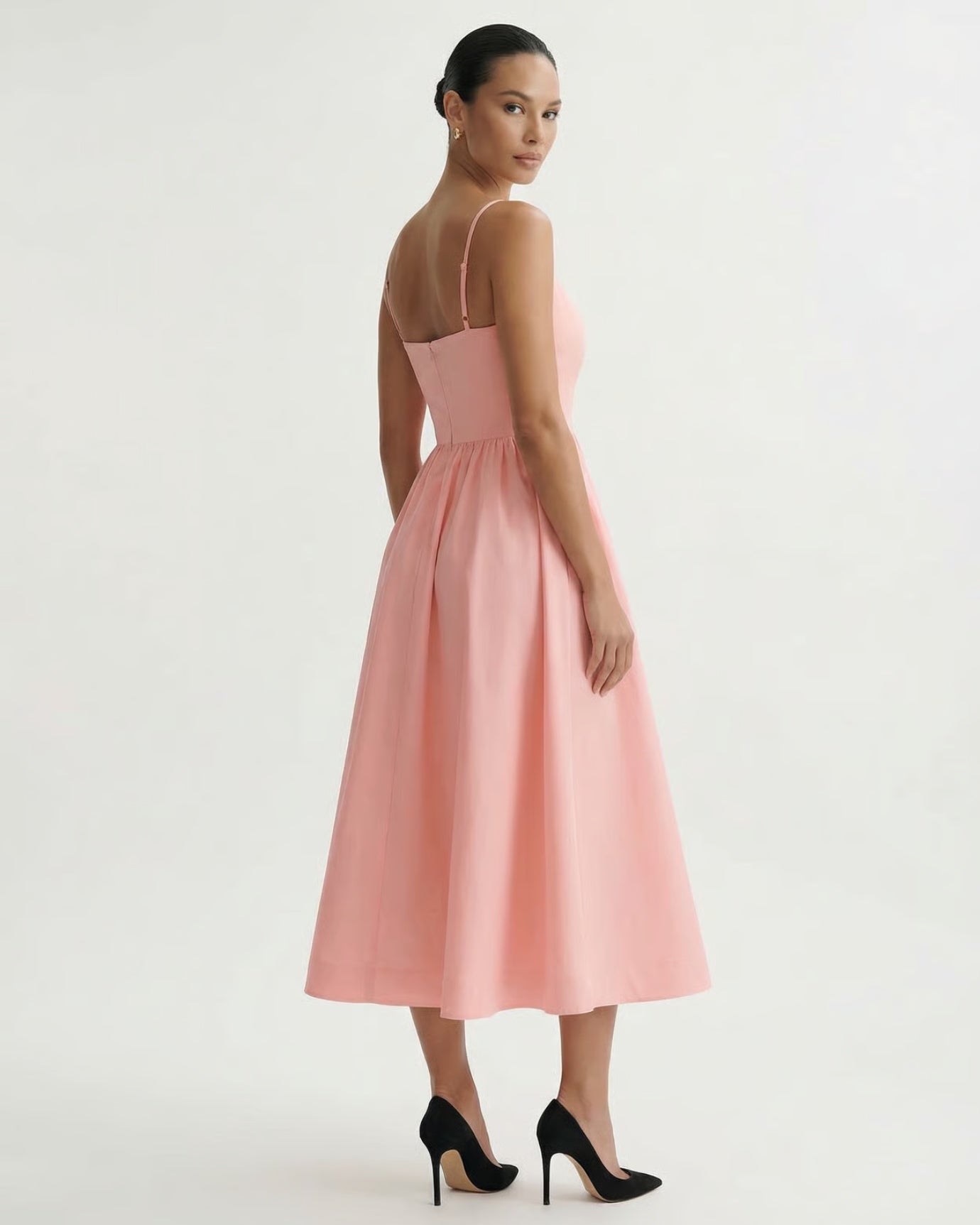 Mira Border Pink Dress