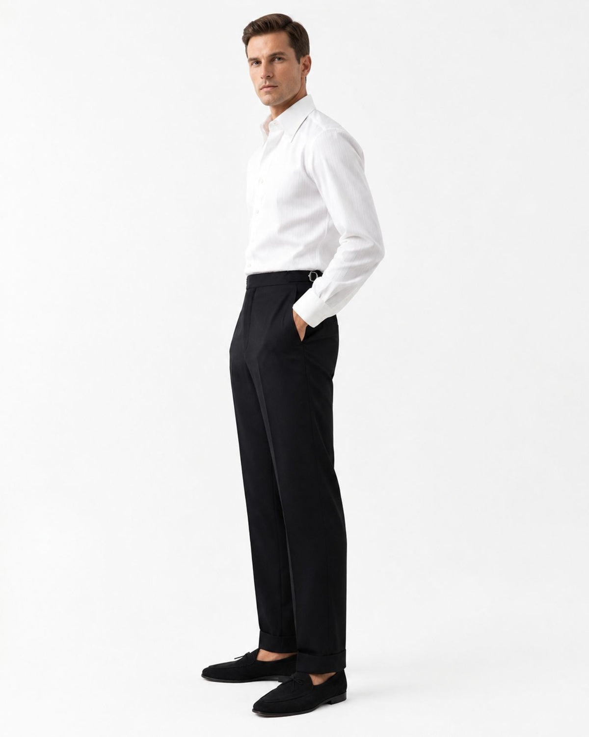 Boston Wrinkle-Resistant Commuter Dress Wool Pants