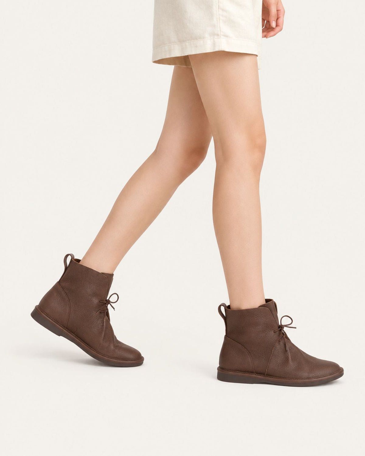 Handmade Top-Grain Leather Pull-On Ankle Boots