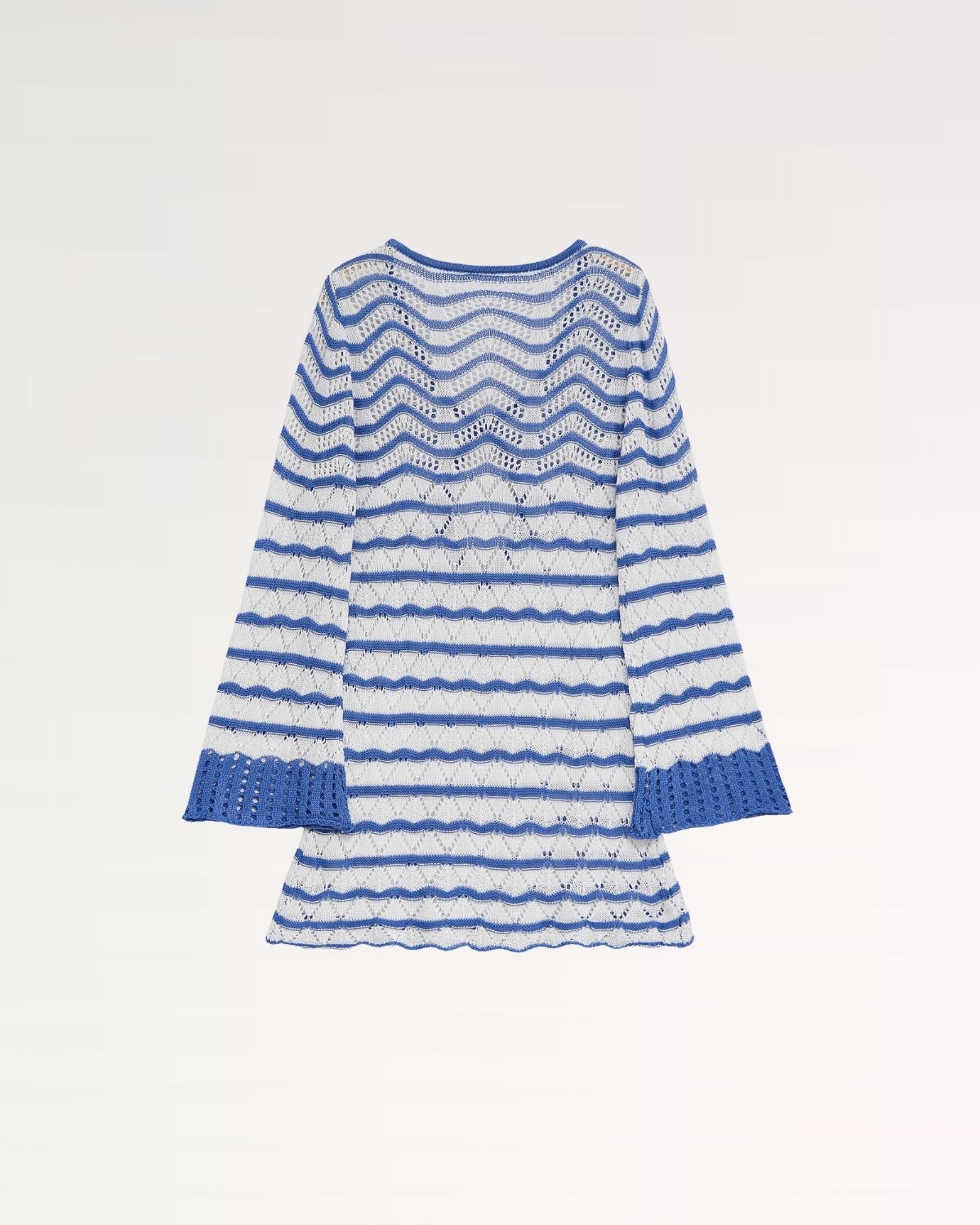 Lightweight striped summer dress inspired by the island of Mykonos