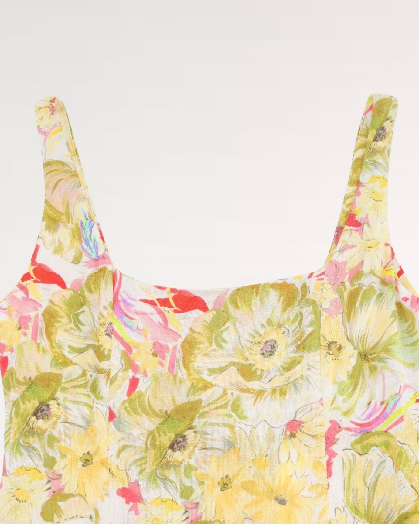 Lightweight linen blend dress ideal for warm weather with classic Greek-inspired style