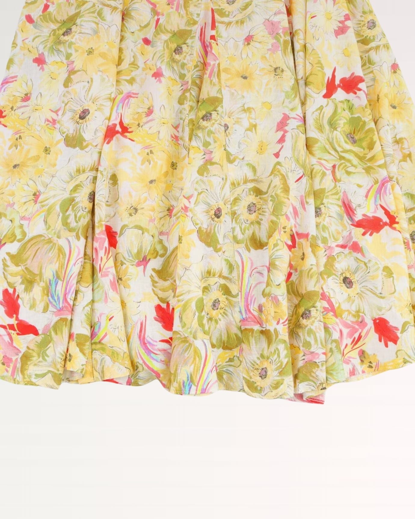 Eco-friendly linen spring dress with Greek summer vibe