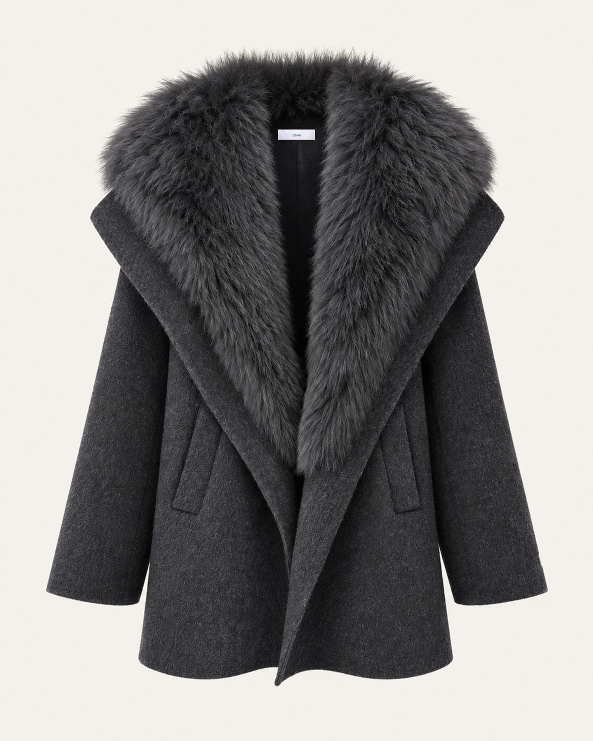 Relaxed-Fit Mid-Length Double-Faced Wool Coat