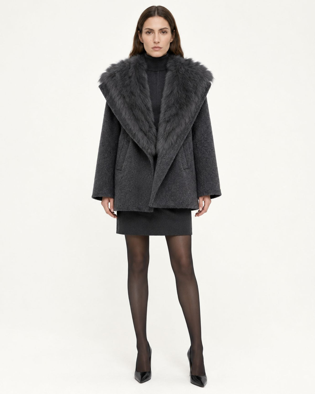 Relaxed-Fit Mid-Length Double-Faced Wool Coat