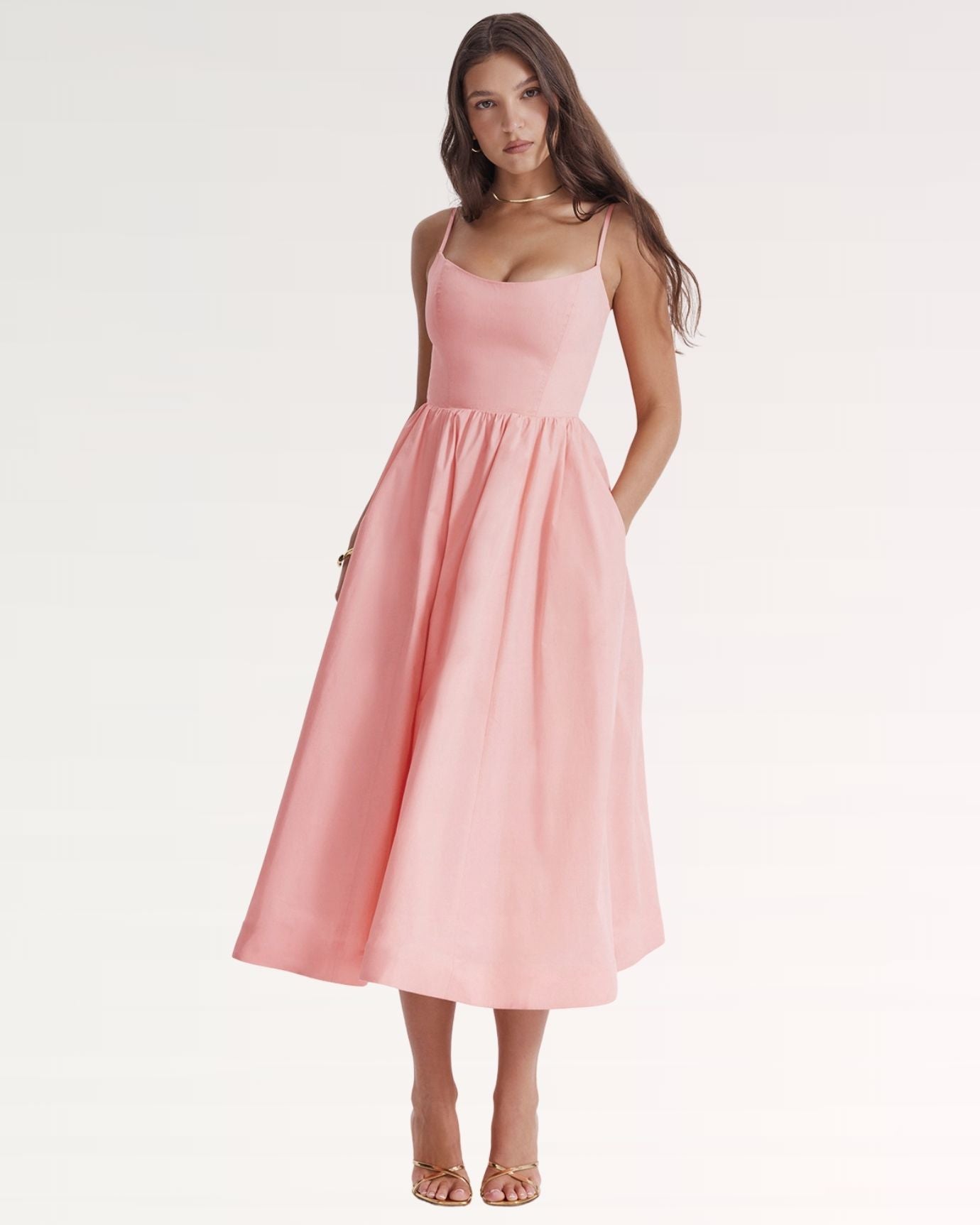 Mira Border Dress