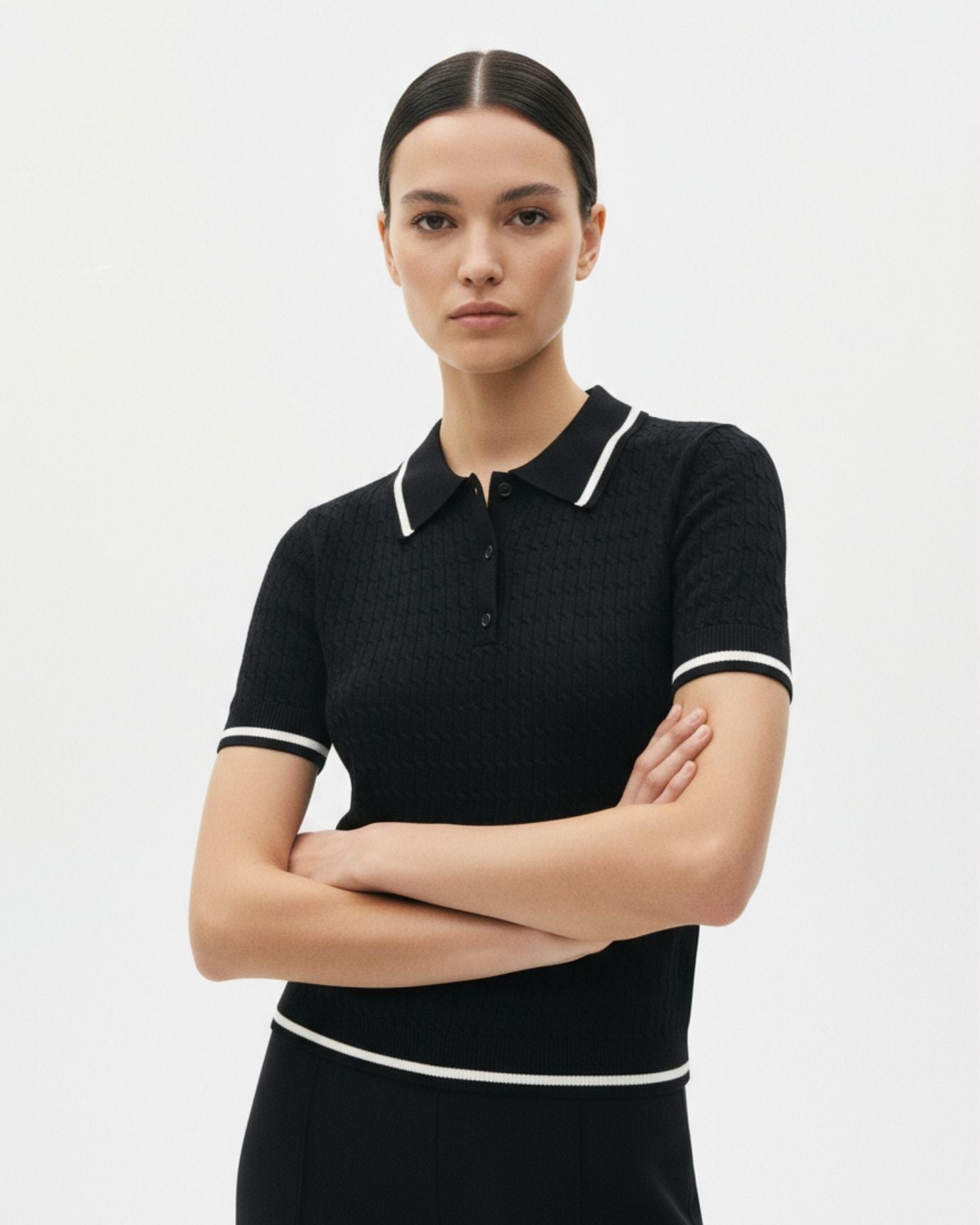 London Lined Retro Polo