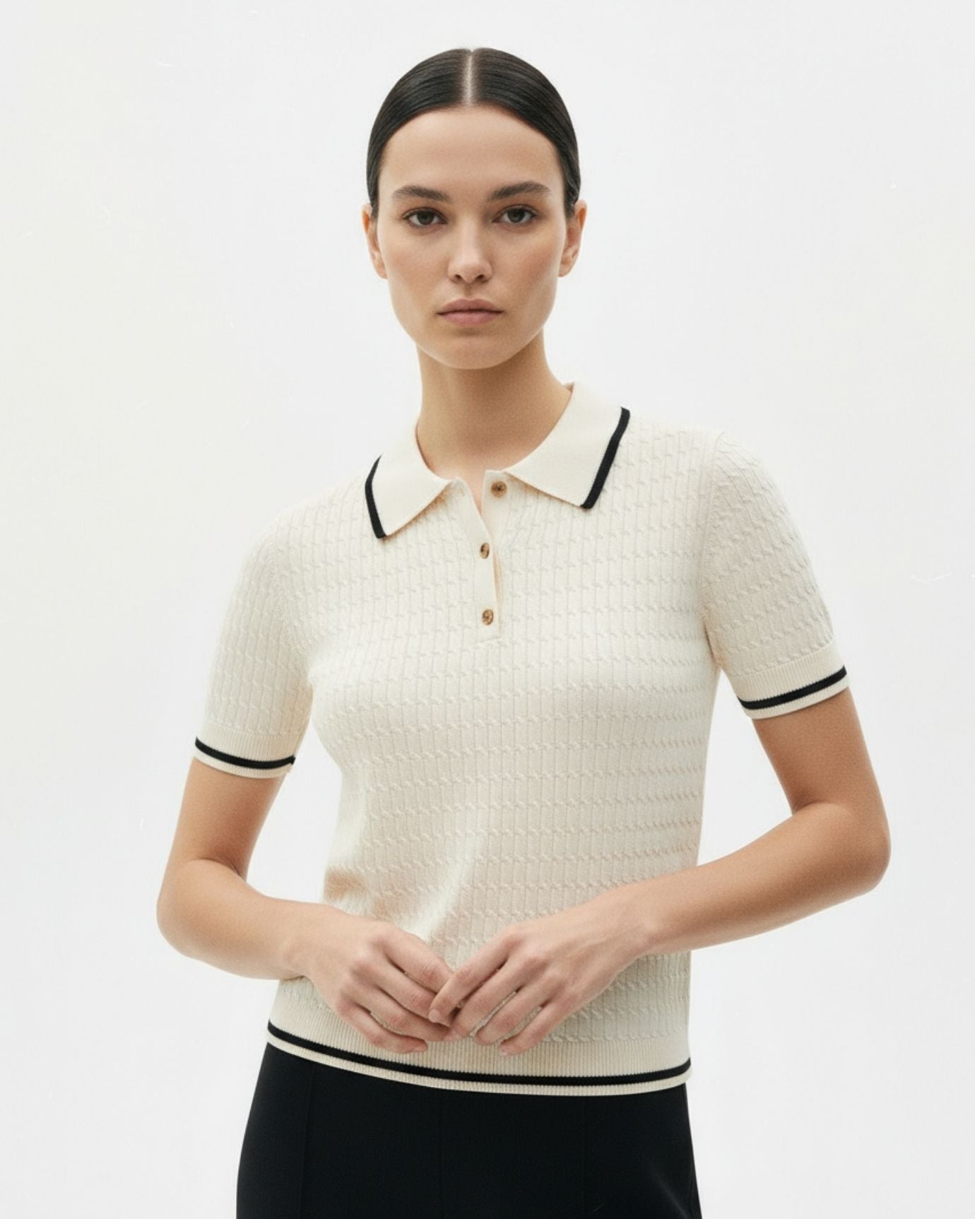 London Lined Retro Polo