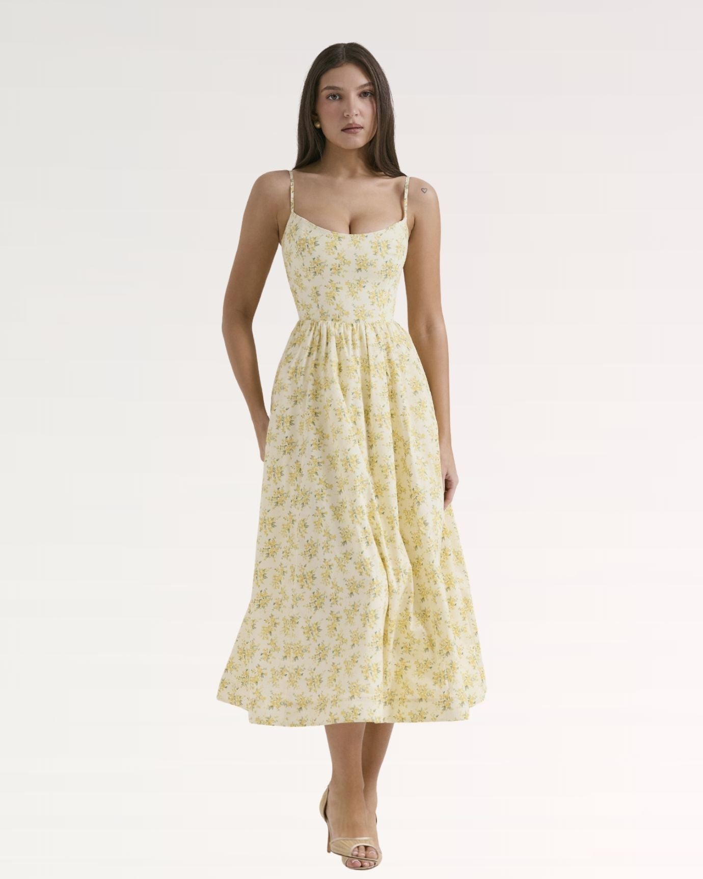 Mira Border Dress