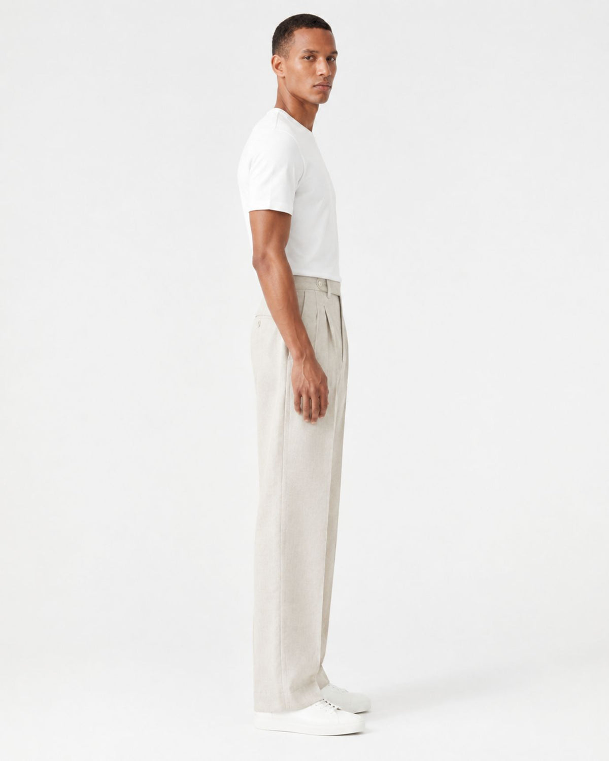 Monaco Relaxed Fit Straight-Leg Trousers