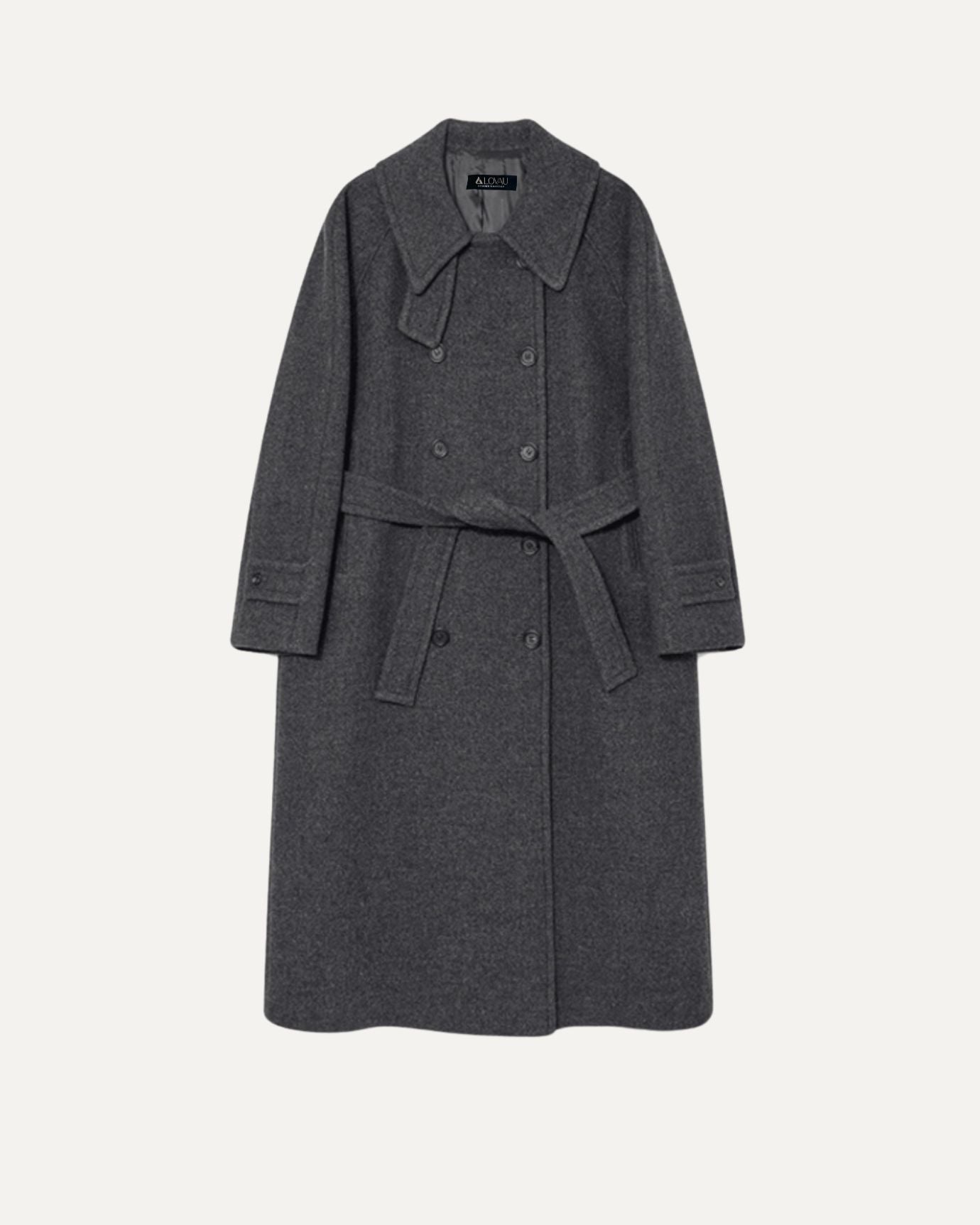 Diosa Coat Wool & Cashmere Grey