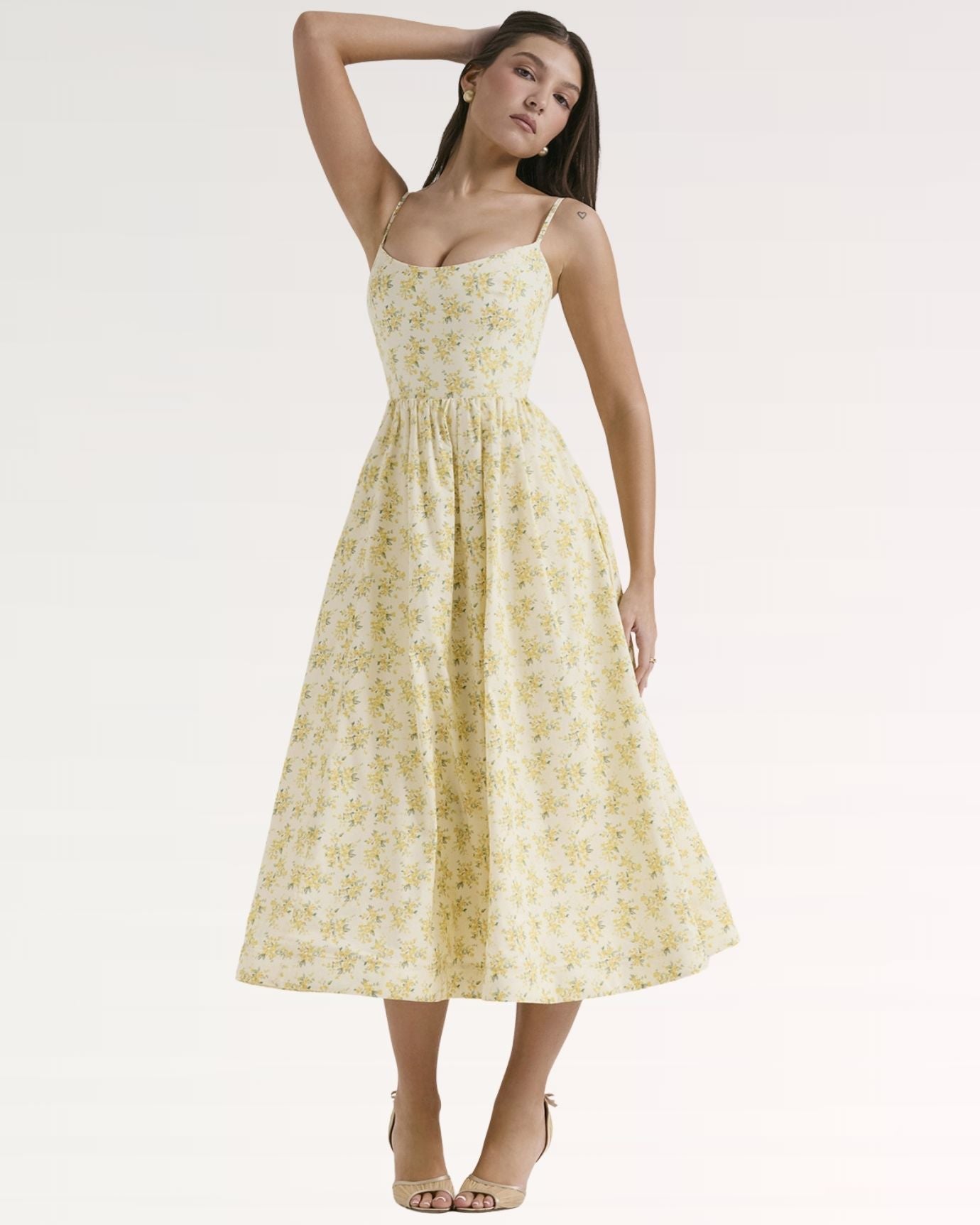Mira Border Dress
