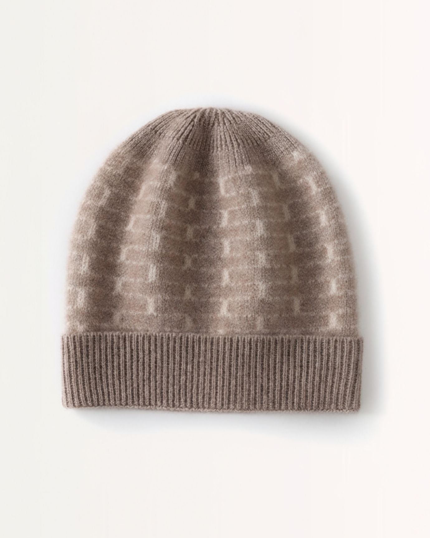 Cashmere Woman Hat plaid thick warm