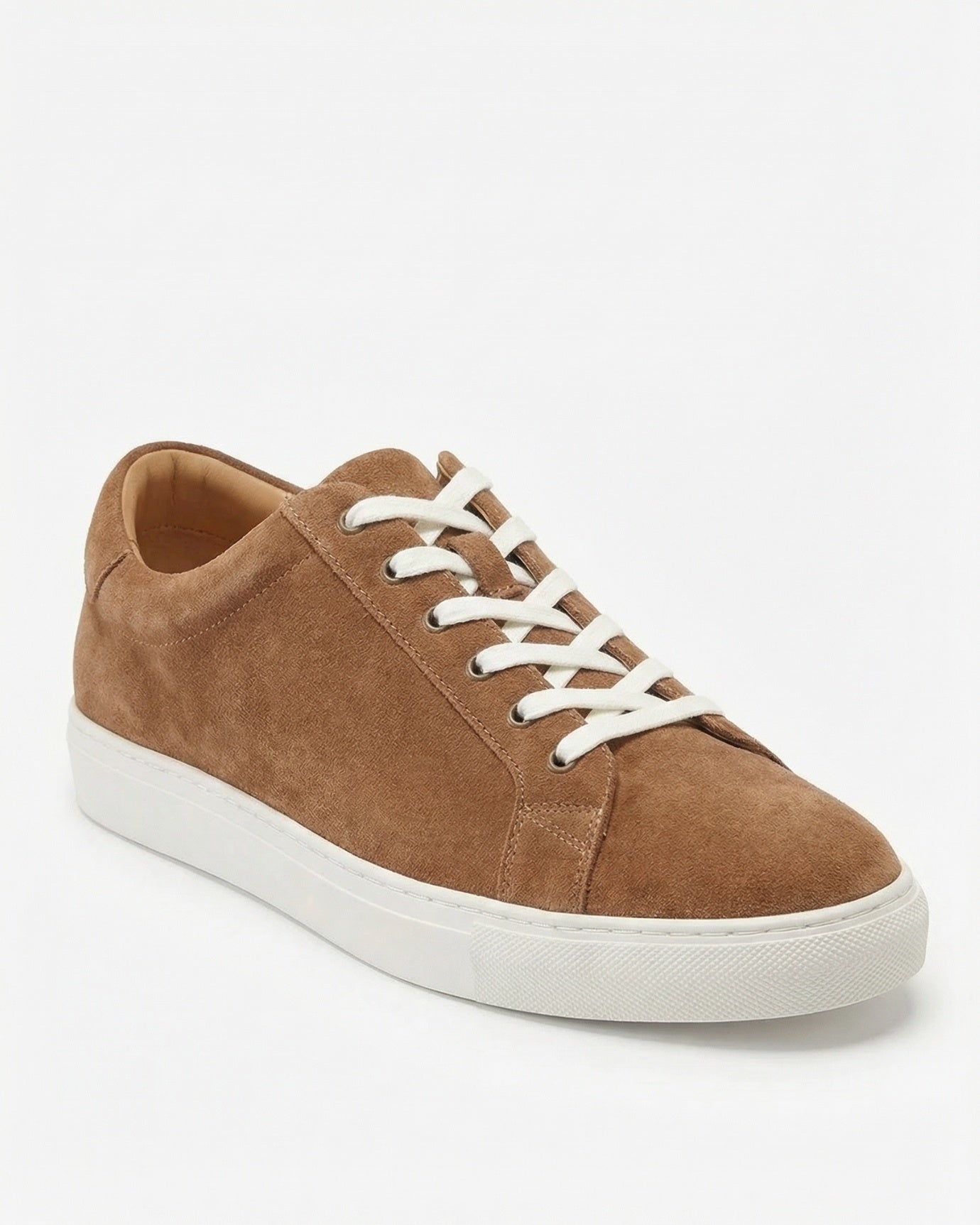 Florence Light Brown Suede Genuine Leather Cowhide Shoes