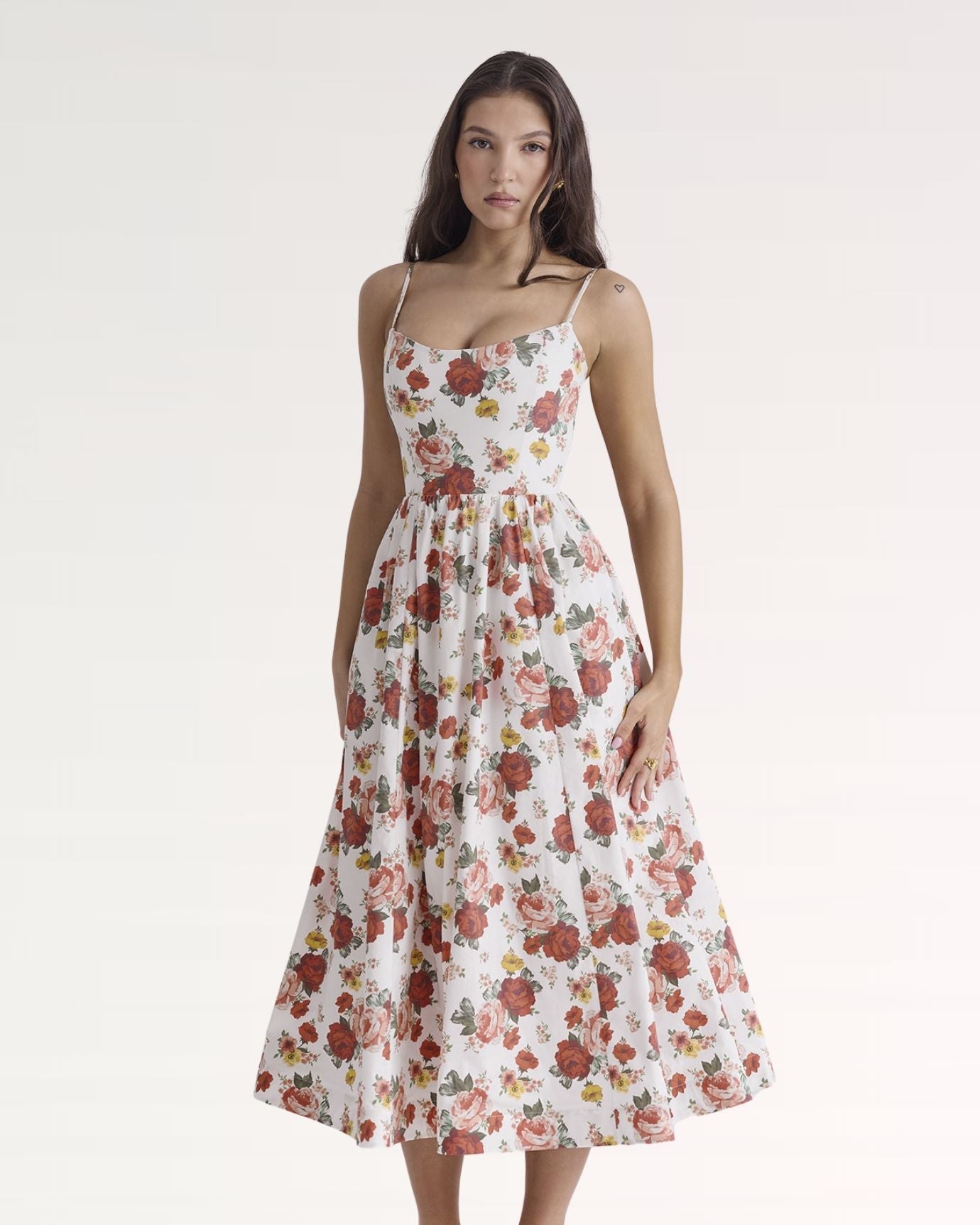 Mira Border Dress