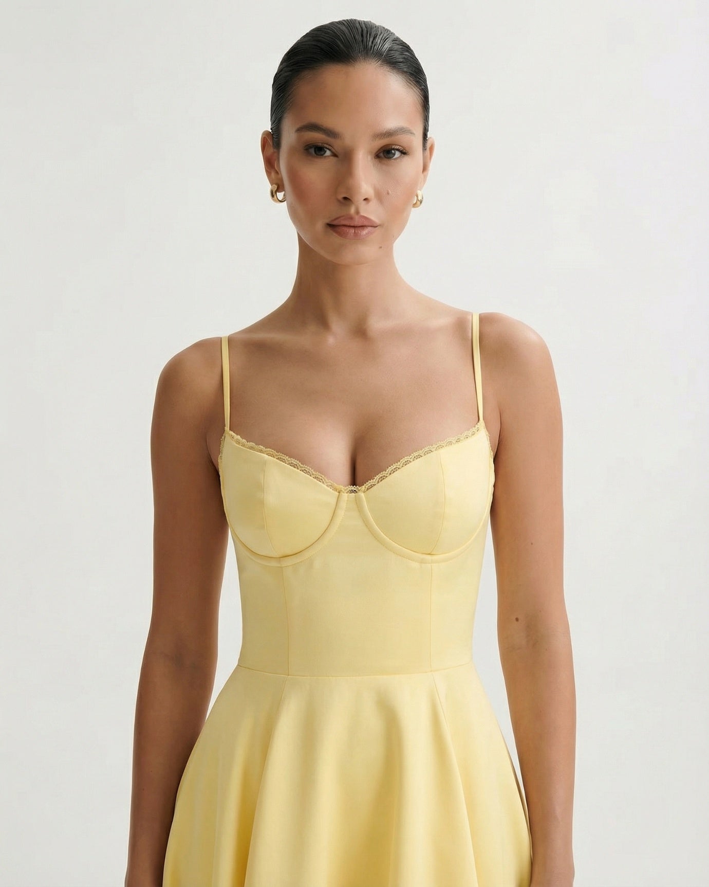 Giulia Midi Yellow Dress