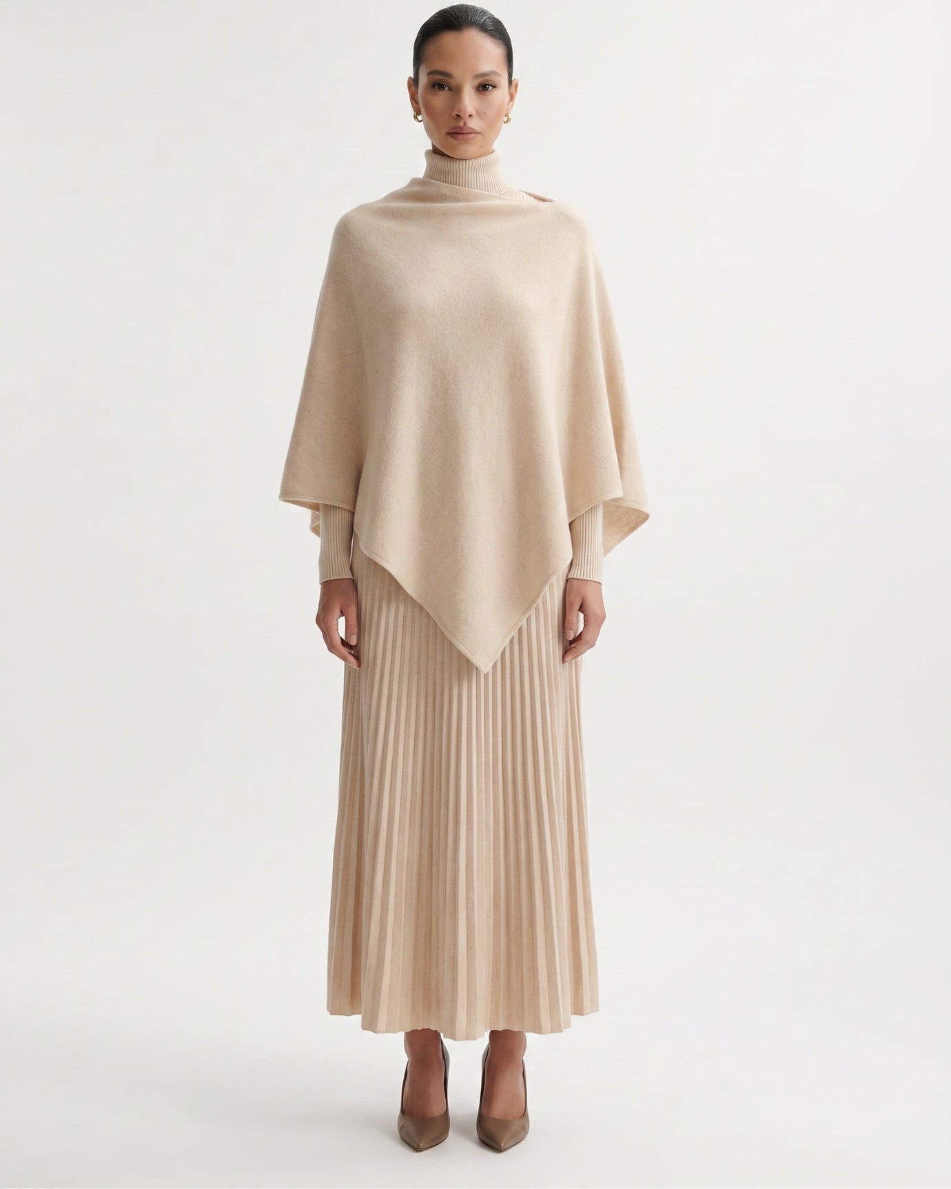 Dina Cashmere Knit Shawl