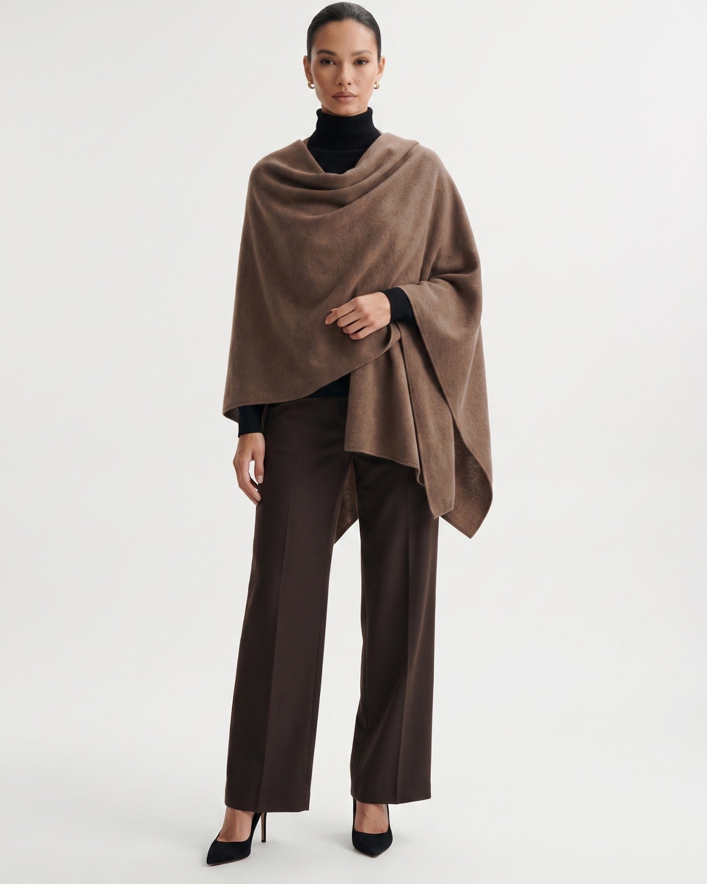 Dina Cashmere Knit Shawl