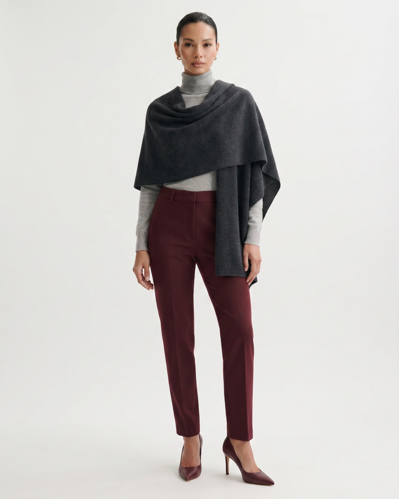 Dina Cashmere Knit Shawl