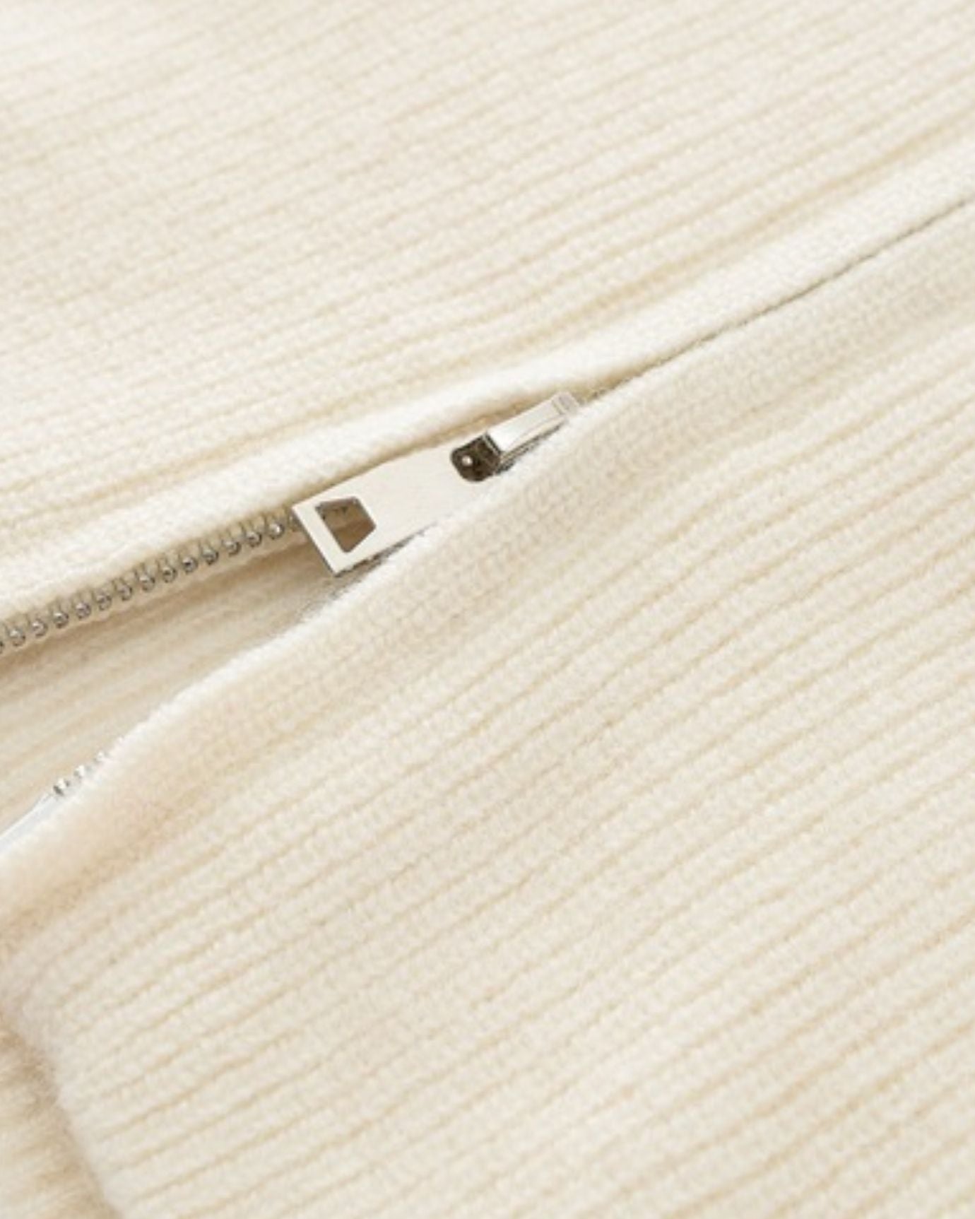 Classic cashmere sweater jacket with decorative pearls