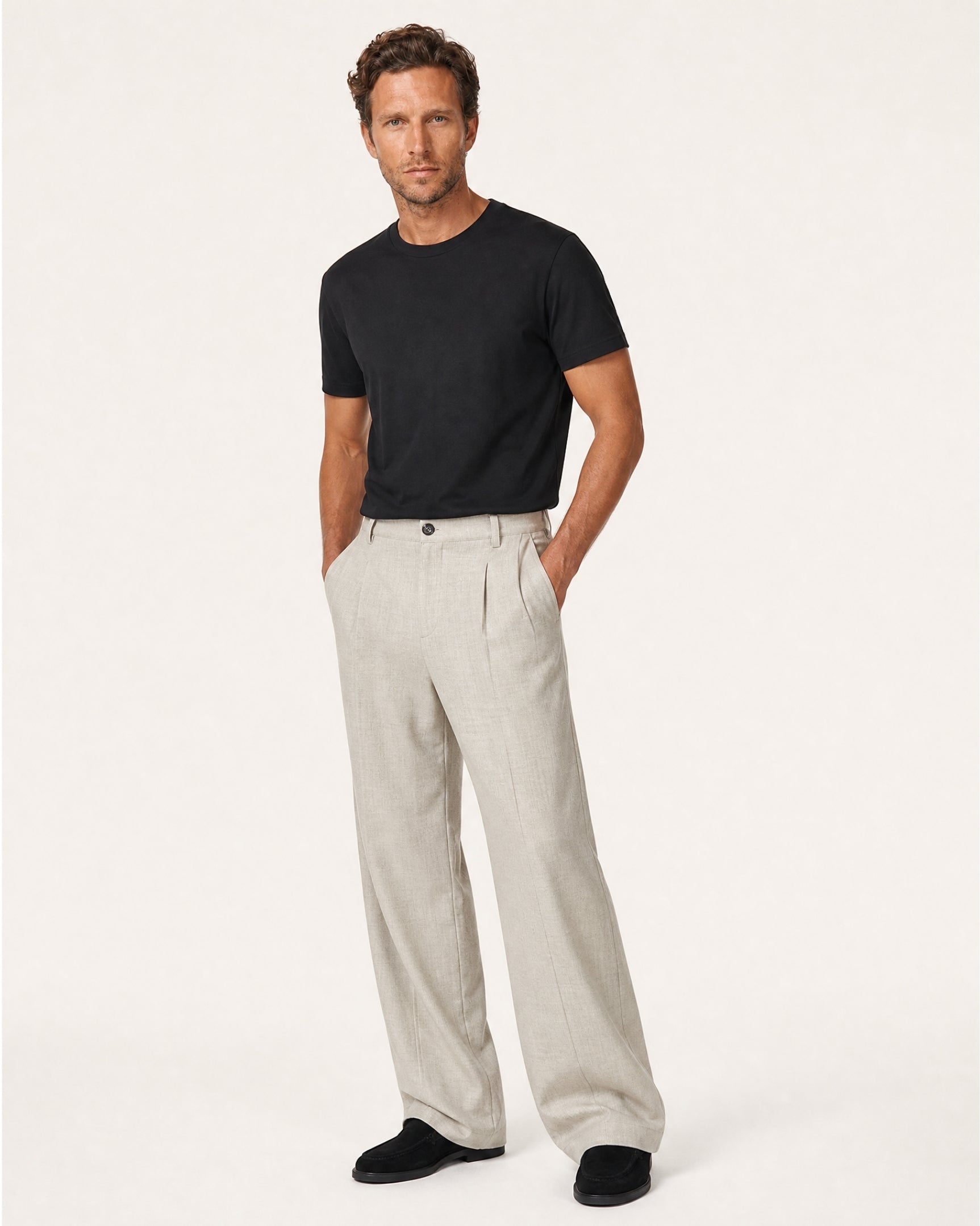 Old Money Trousers Draped Style