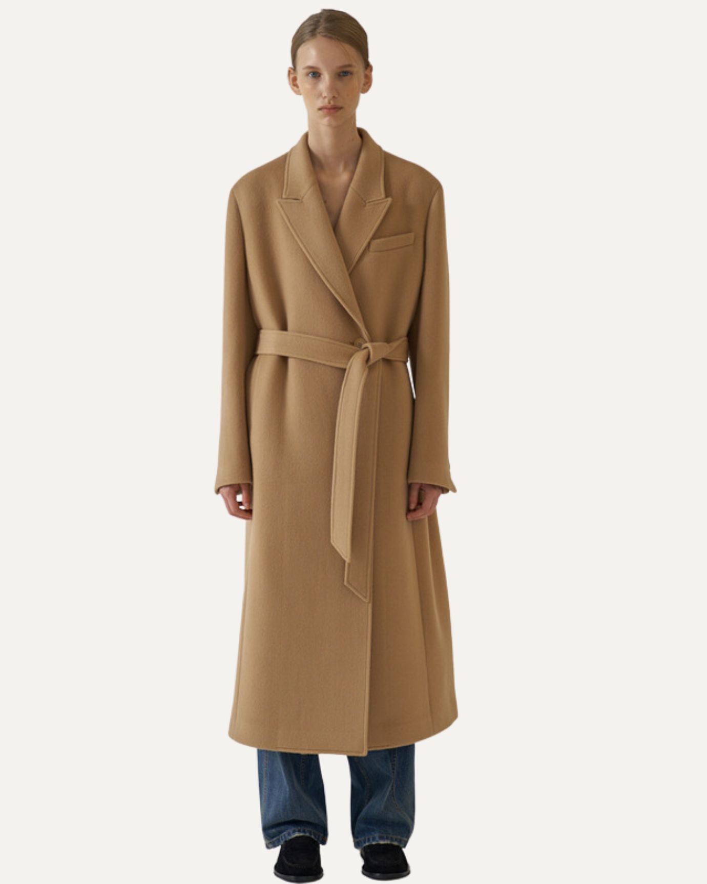 Rio Coat Cashmere & Wool Camel