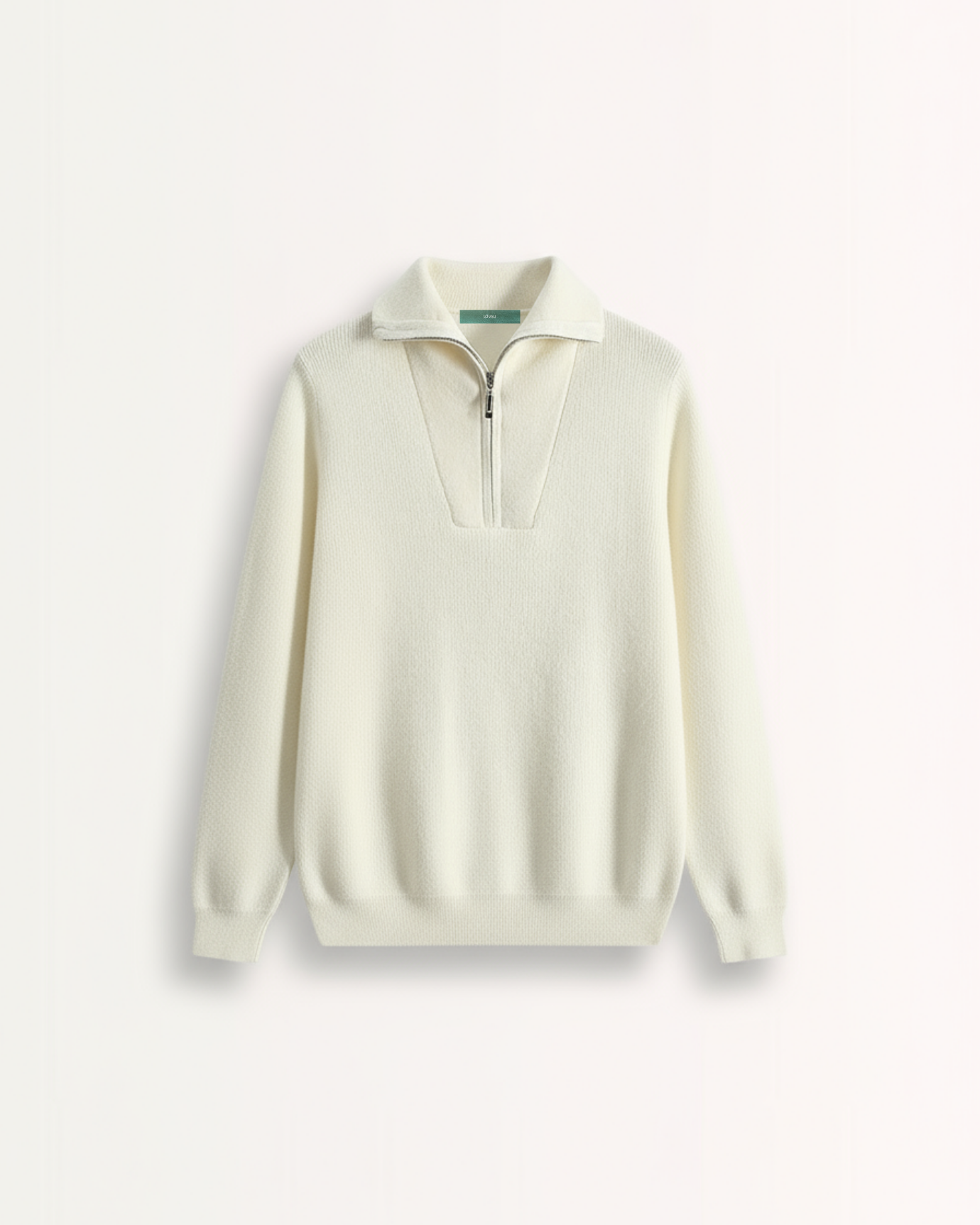 Cashmere Sweater Zipper Thickened