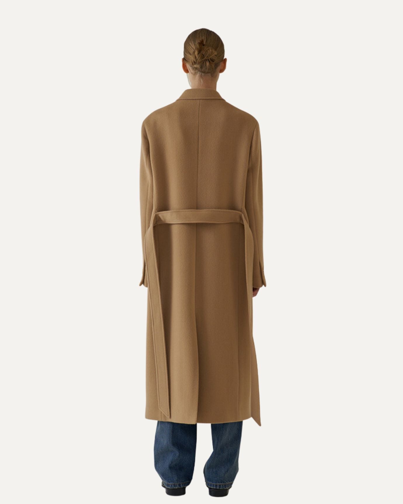 Back view of Lovau Rio Coat – Cashmere & Wool