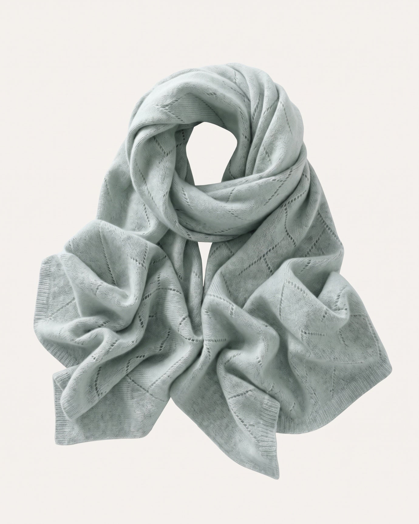 Pure Cashmere Herringbone Scarf