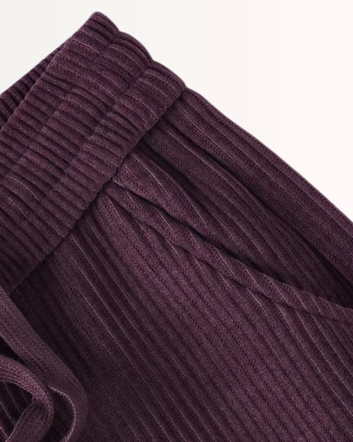 Corduroy Pants Woman High-Waisted Old Money Style