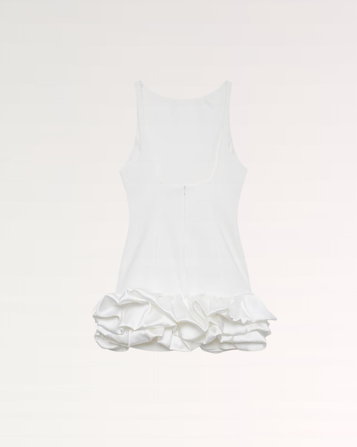 Back view of Loose Dress Pleated showing pleats and relaxed shape