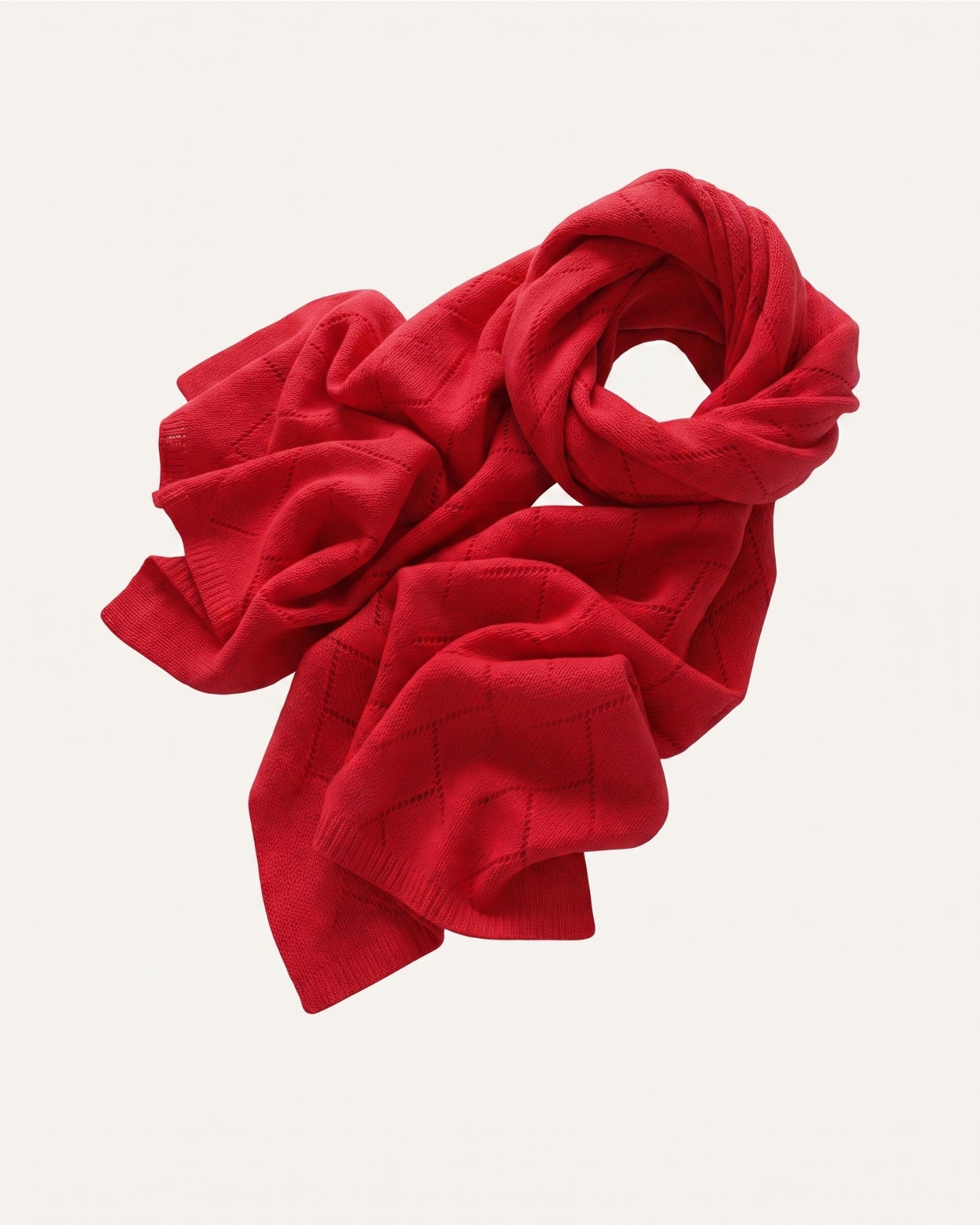 Pure Cashmere Herringbone Scarf