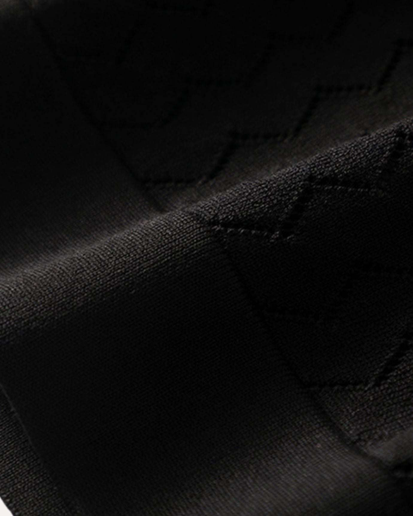Luxurious and soft fabric detail on Black Mulberry Silk Cashmere Polo