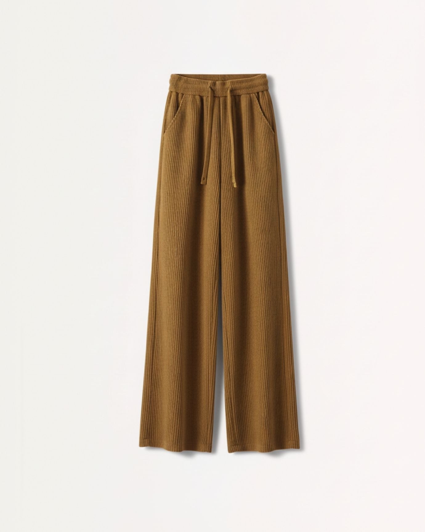 Corduroy Pants Woman High-Waisted Old Money Style