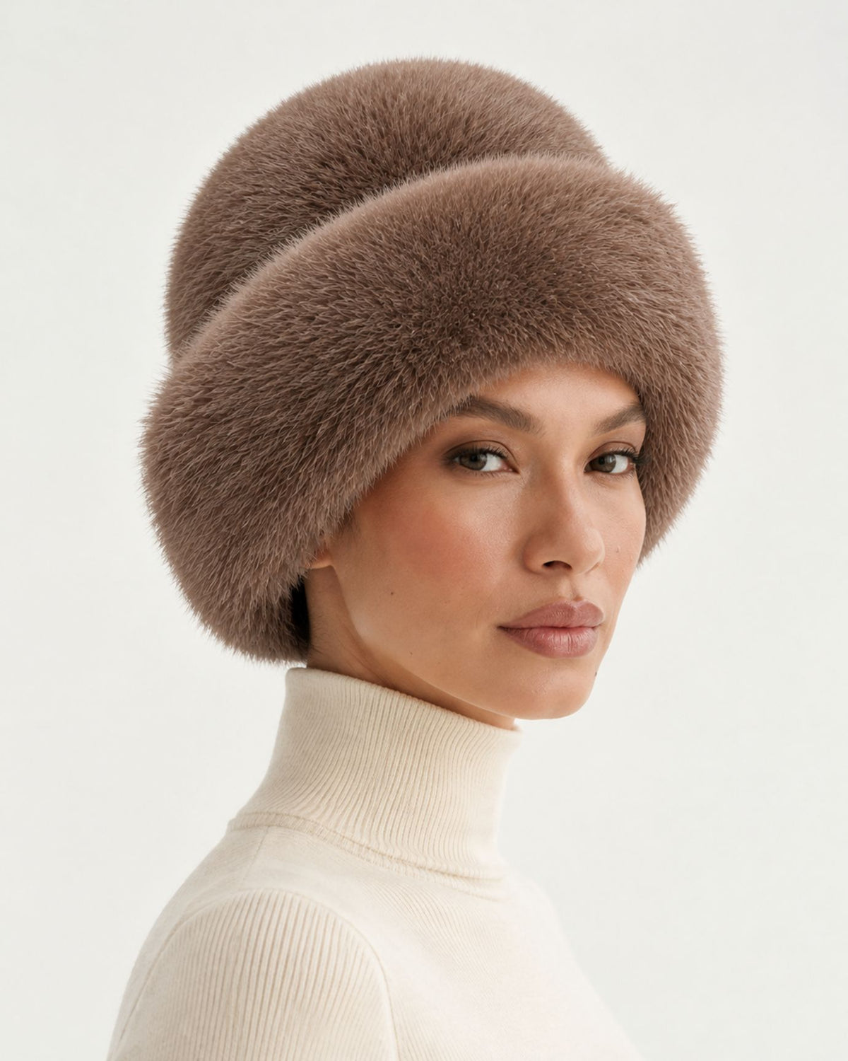 Plush Fur Mongolian-Style Hat Cold Resistant