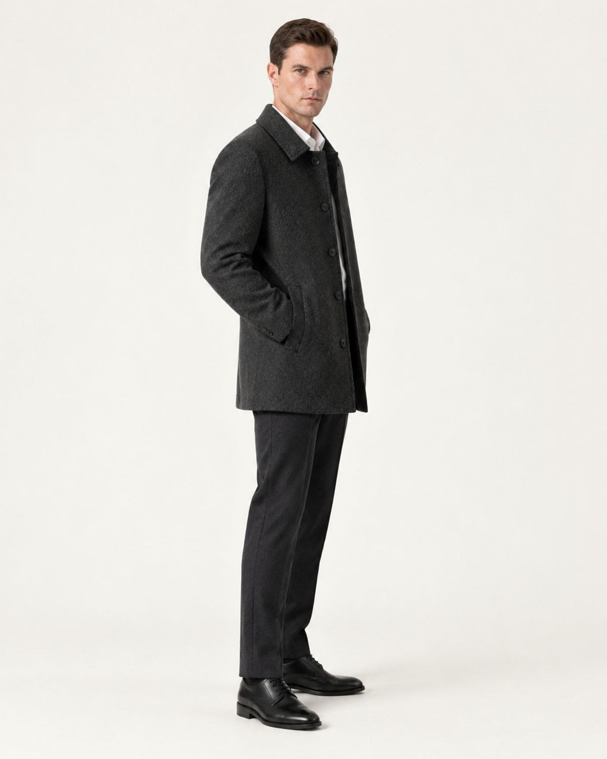 Hamptons Wool Coat with Lapels