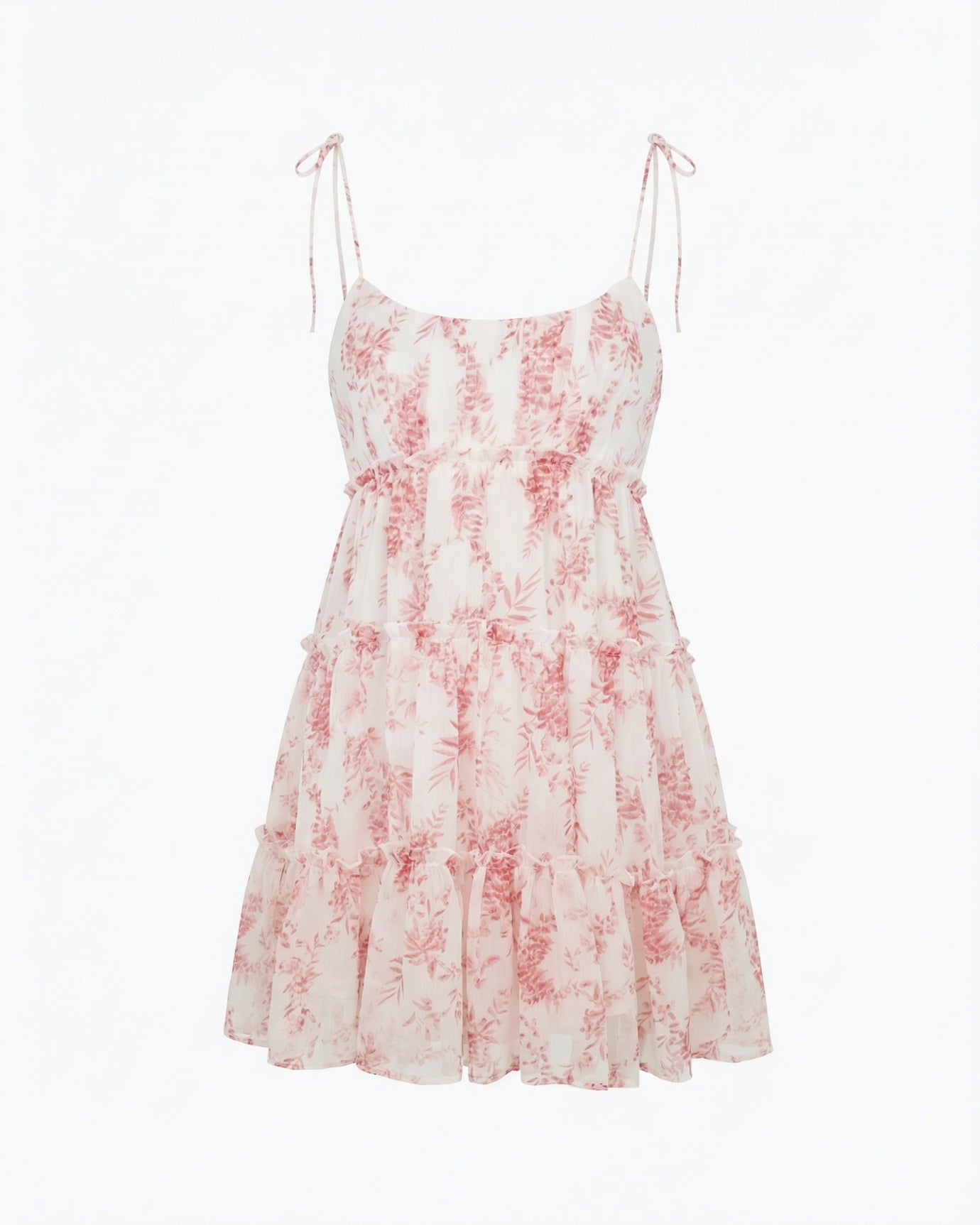 Forro de vestido con tirantes estampados