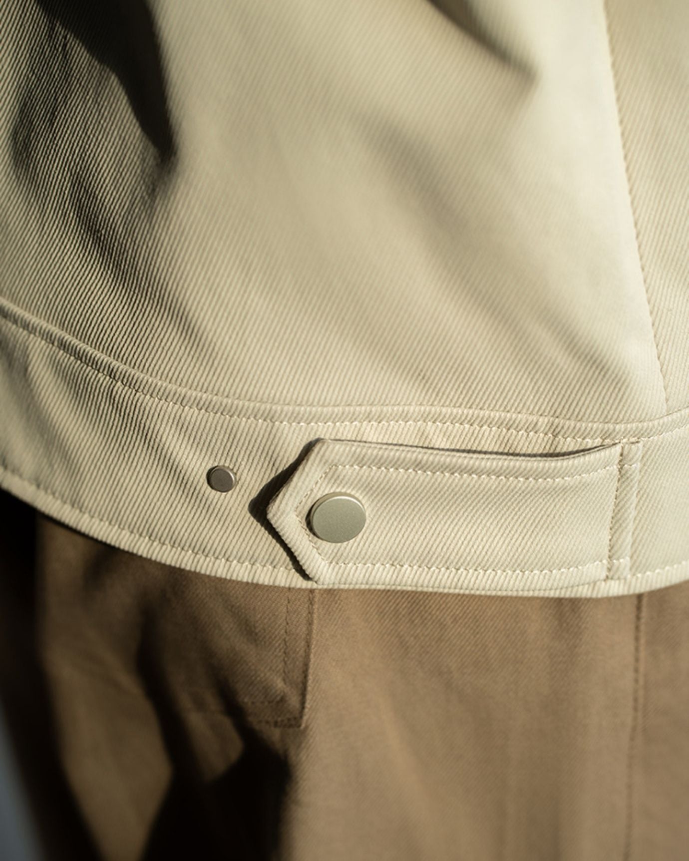 Detail Lovau Contrast Jacket Beige